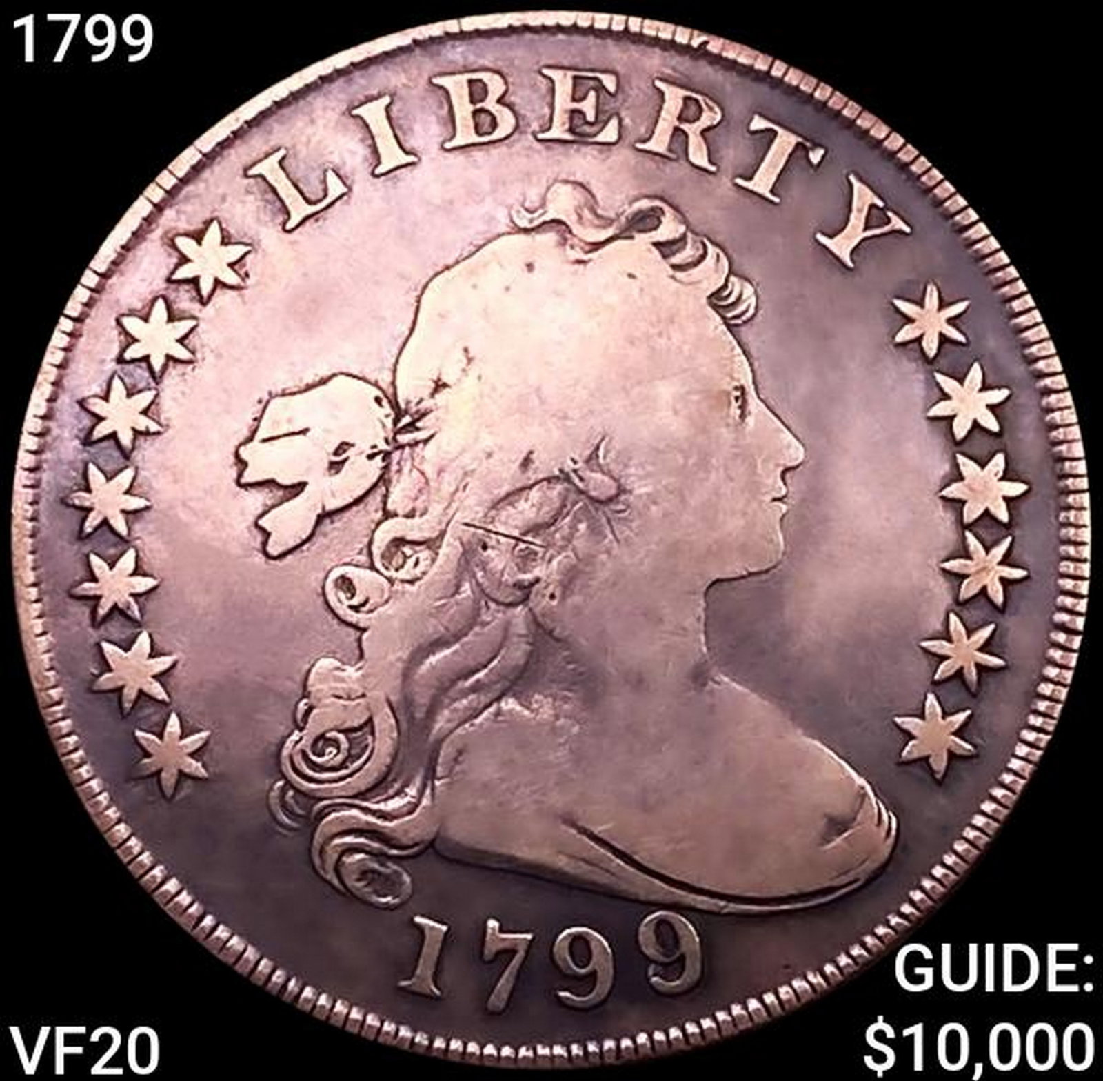 1799 Draped Bust Dollar LIGHTLY CIRCULATED (1 of 2)