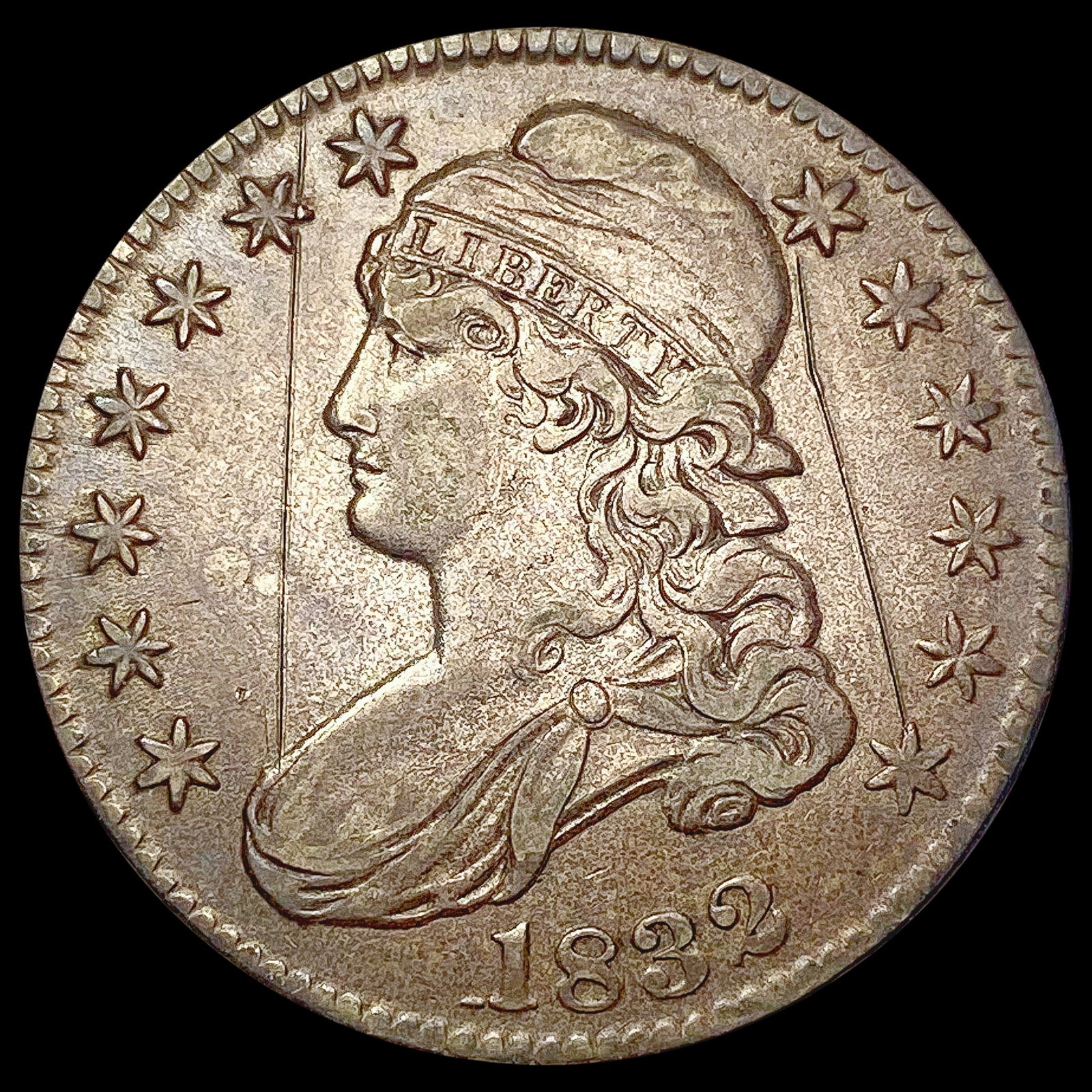 1832 Capped Bust Half Dollar HIGH GRADE (1 of 2)