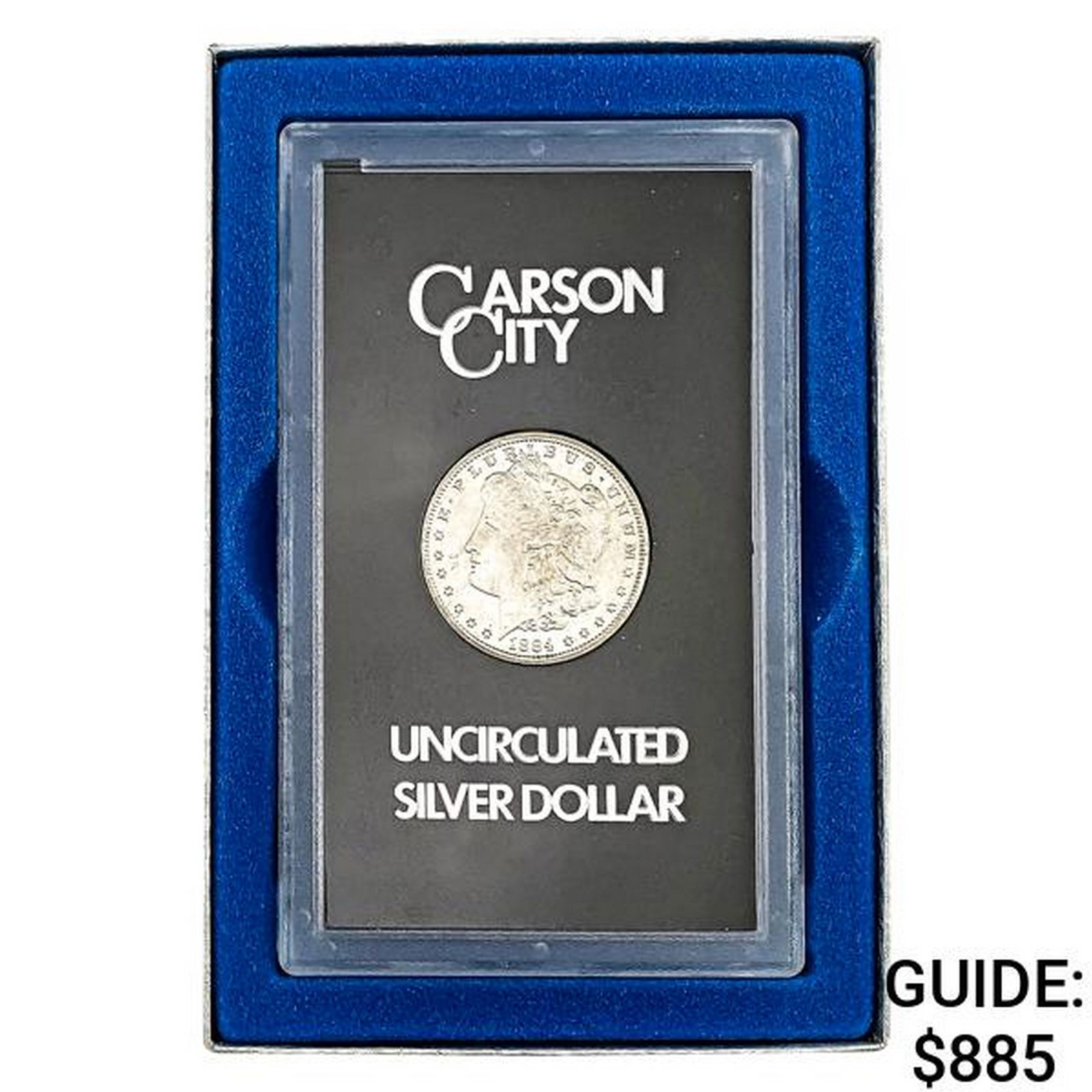 1884-CC Morgan Silver Dollar GSA (1 of 4)