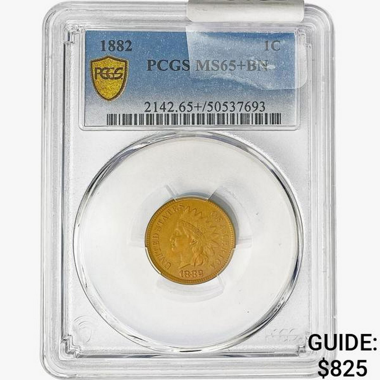 1882 Indian Head Cent PCGS MS65+ BN (1 of 2)