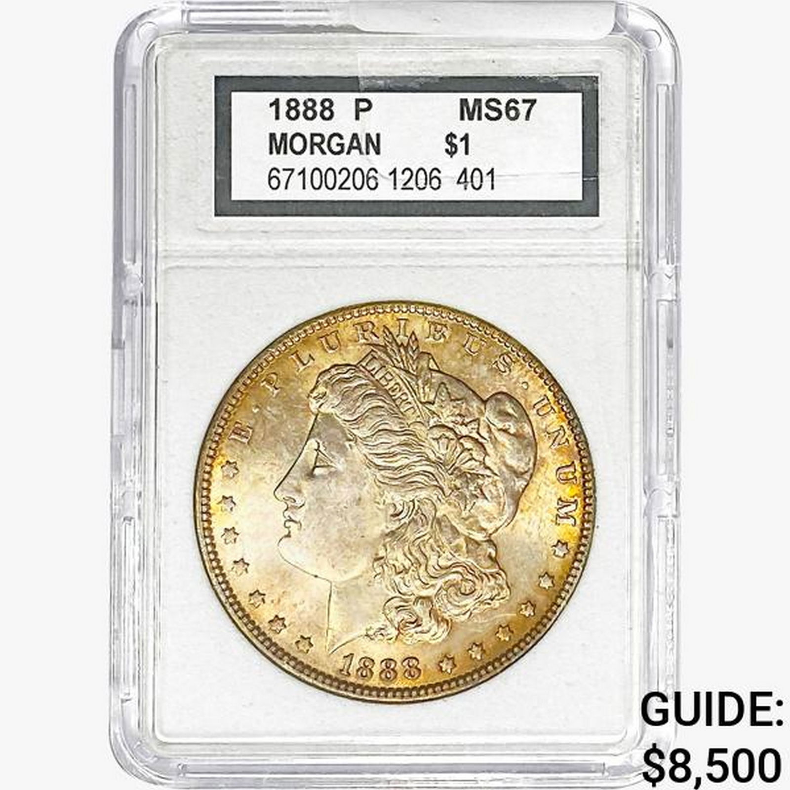 1888-P Morgan Silver Dollar  MS67 (1 of 2)