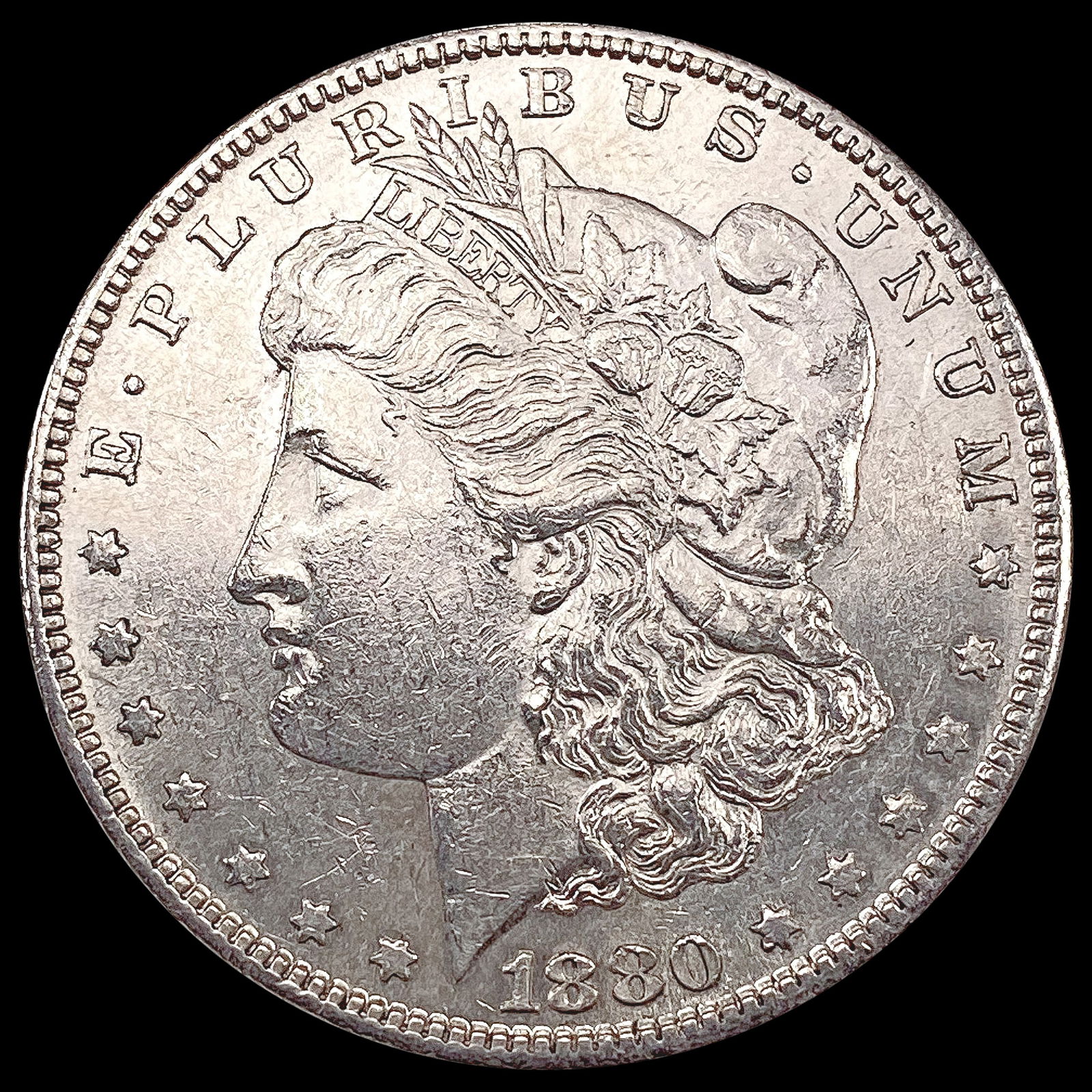 1880-S Morgan Silver Dollar CHOICE BU (1 of 2)