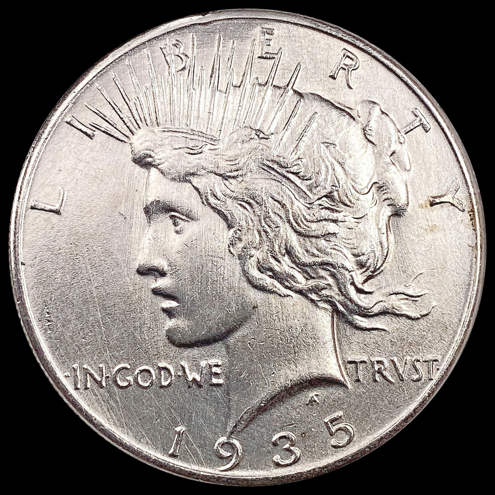 1935 Silver Peace Dollar CHOICE AU (1 of 2)