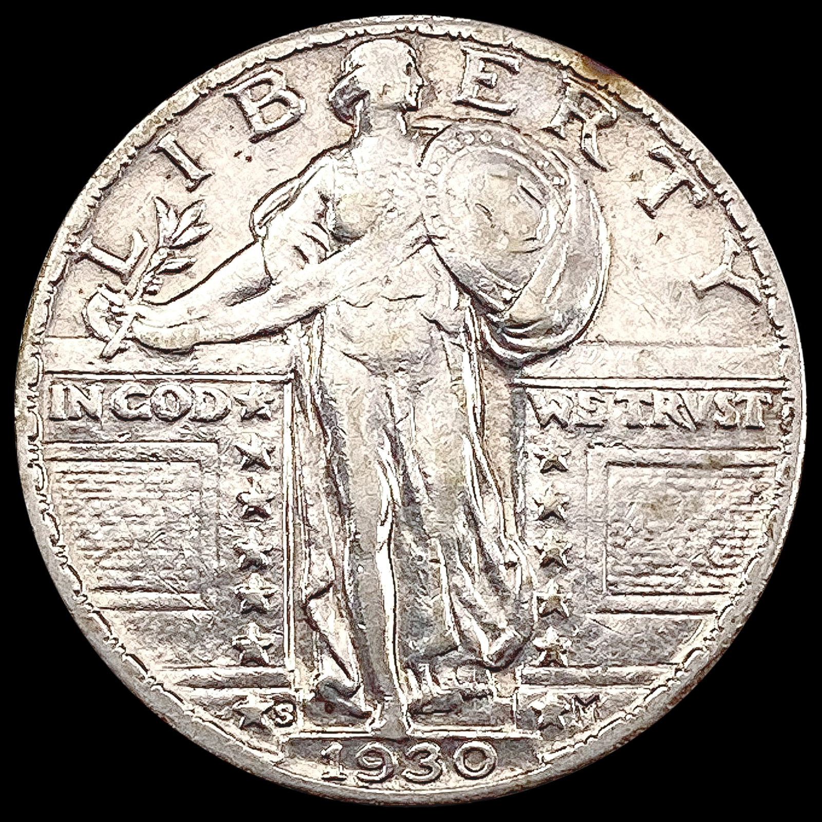1930 Standing Liberty Quarter CHOICE AU: 1930 Standing Liberty Quarter CHOICE AU