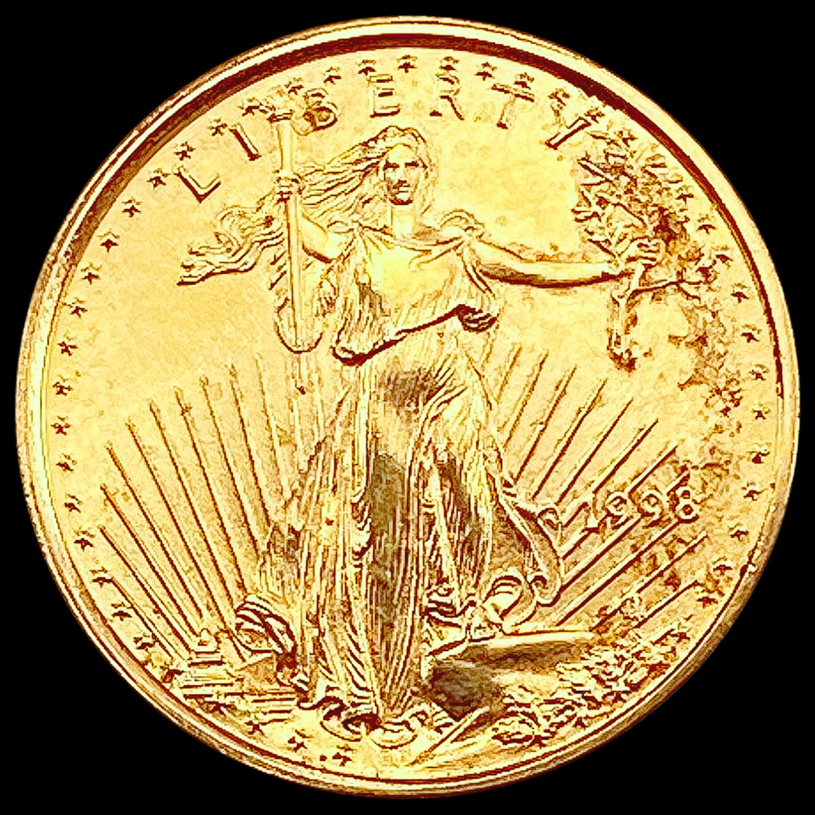 1998 0.10oz Gold $5 AGE SUPERB GEM BU (1 of 2)