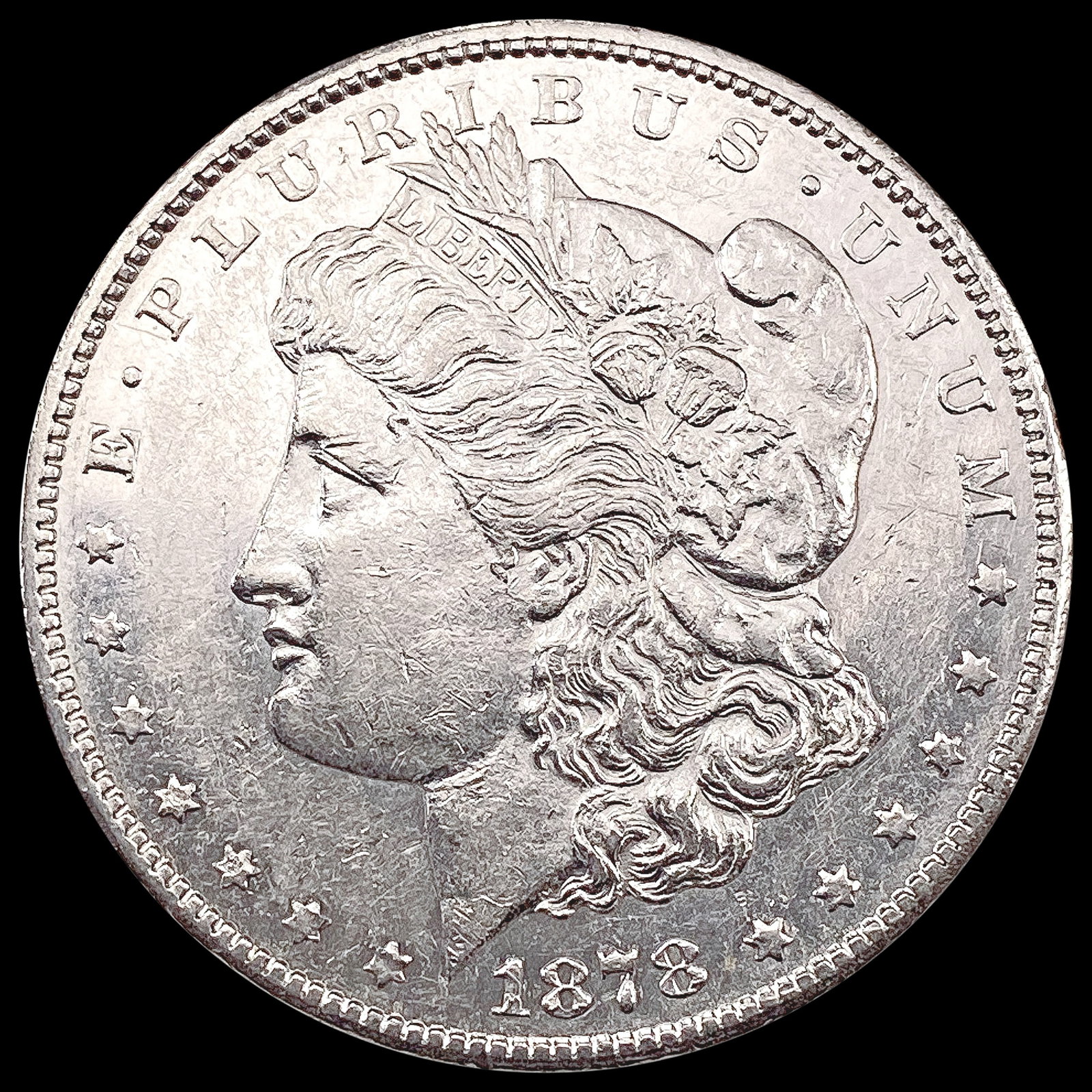 1878-CC Morgan Silver Dollar UNCIRCULATED: 1878-CC Morgan Silver Dollar UNCIRCULATED