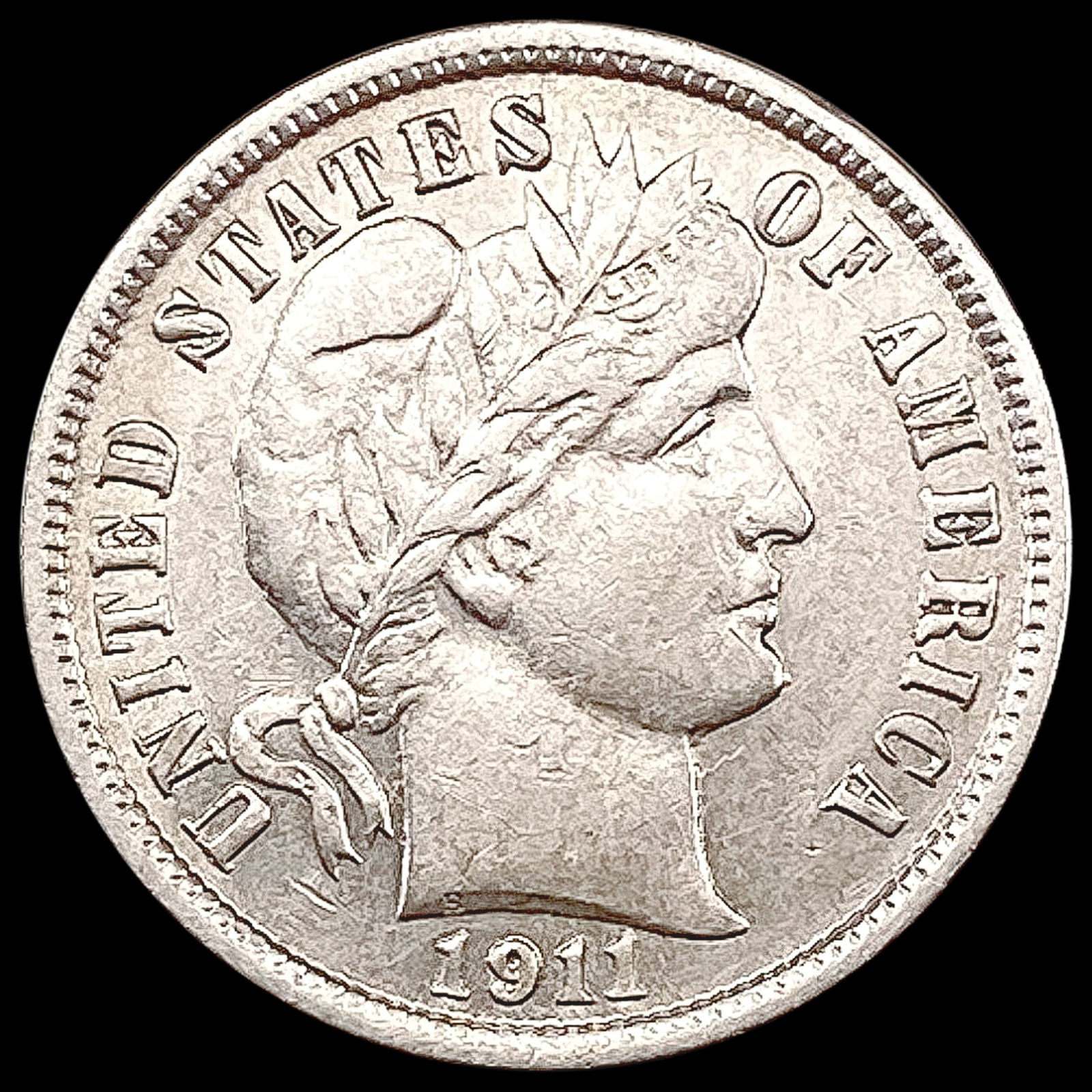 1911 Barber Dime CLOSELY UNCIRCULATED (1 of 2)