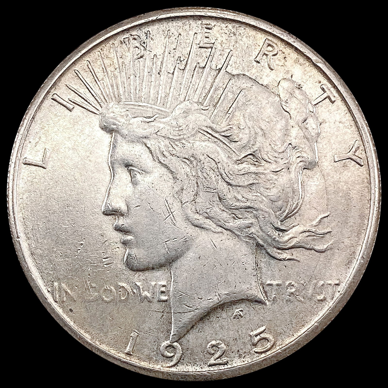 1925-S Silver Peace Dollar CHOICE AU (1 of 2)