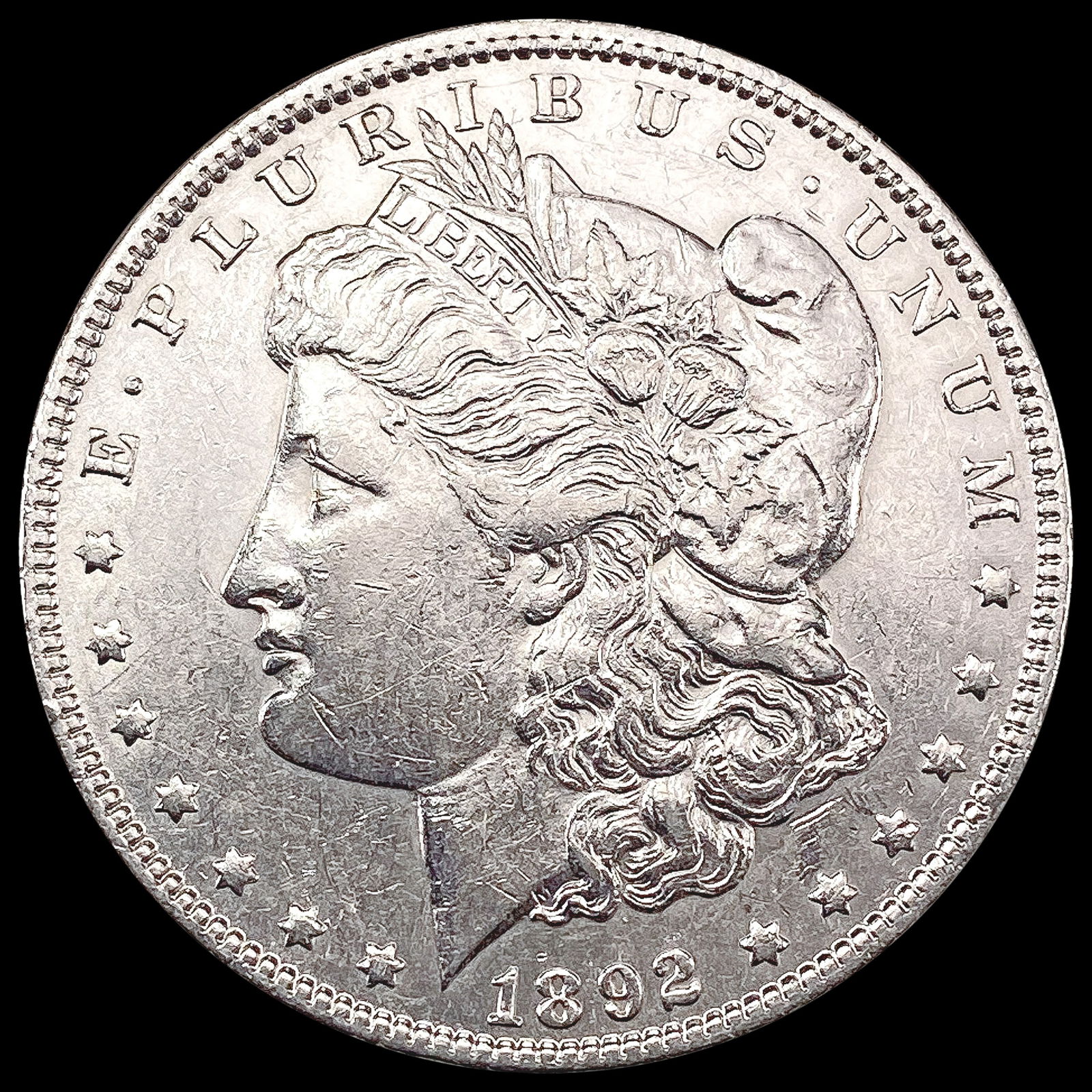 1892 Morgan Silver Dollar CHOICE AU (1 of 2)