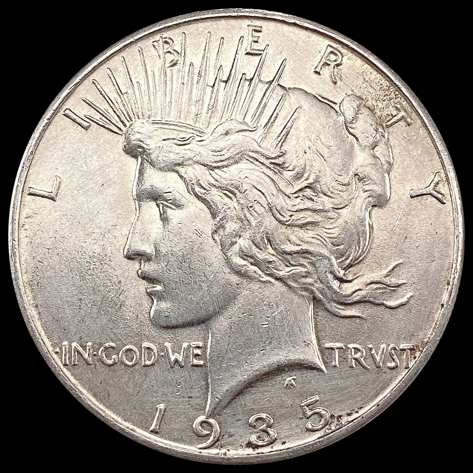 1935 Silver Peace Dollar CHOICE AU (1 of 2)