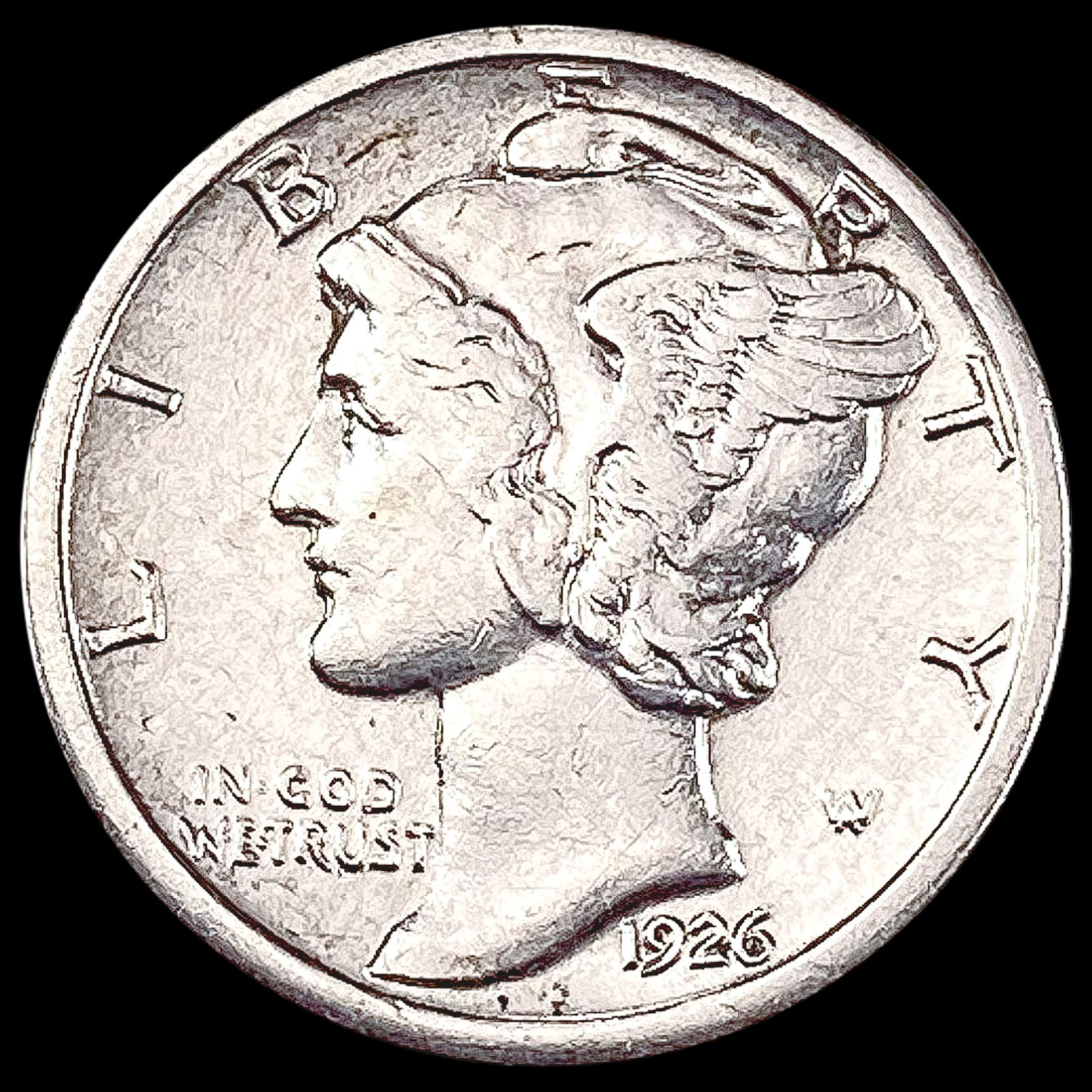 1926 Mercury Dime CHOICE AU (1 of 2)