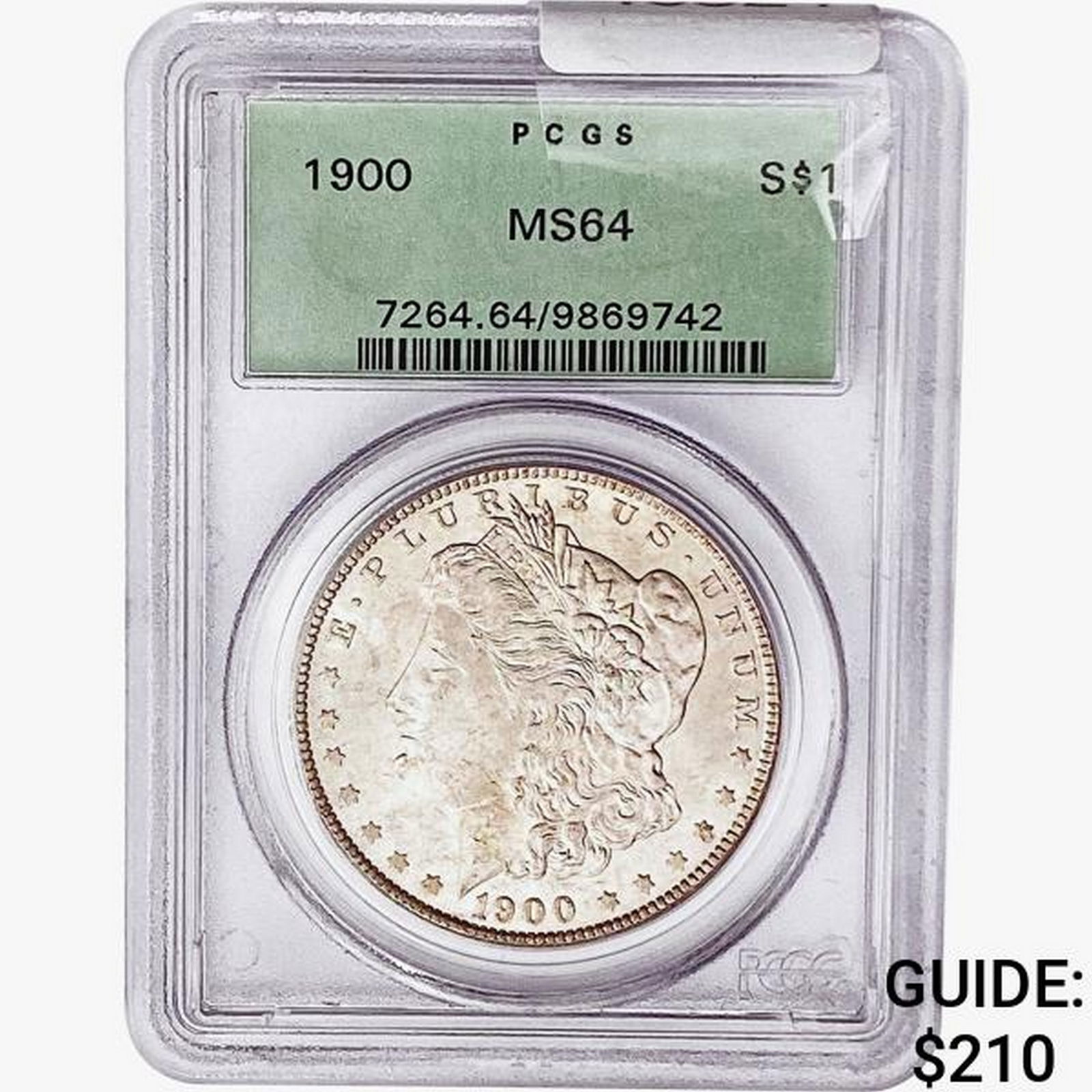 1900 Morgan Silver Dollar PCGS MS64 (1 of 2)