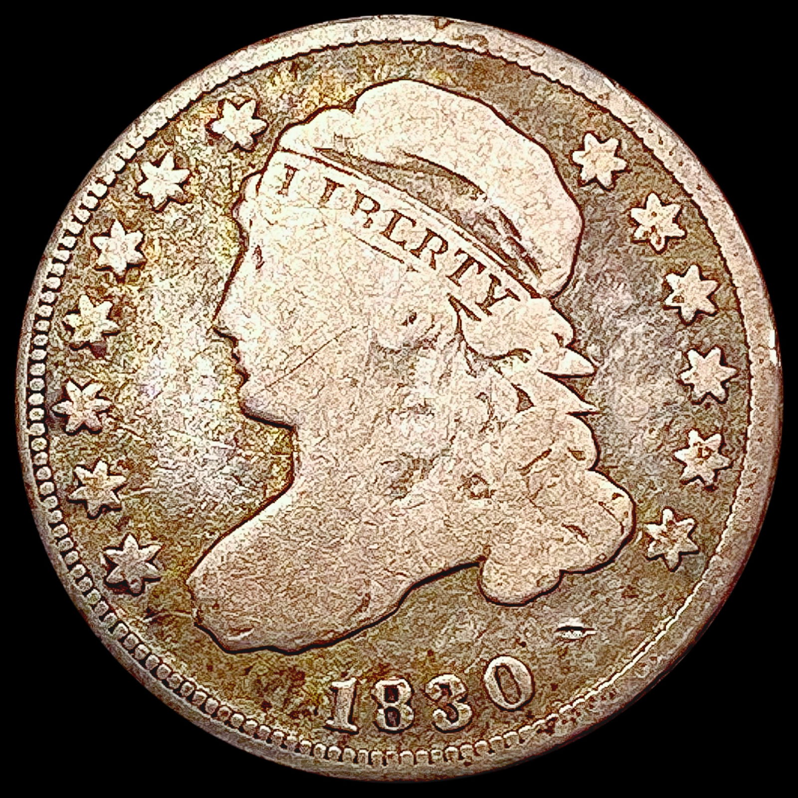 1830 Capped Bust Dime NICELY CIRCULATED (1 of 2)