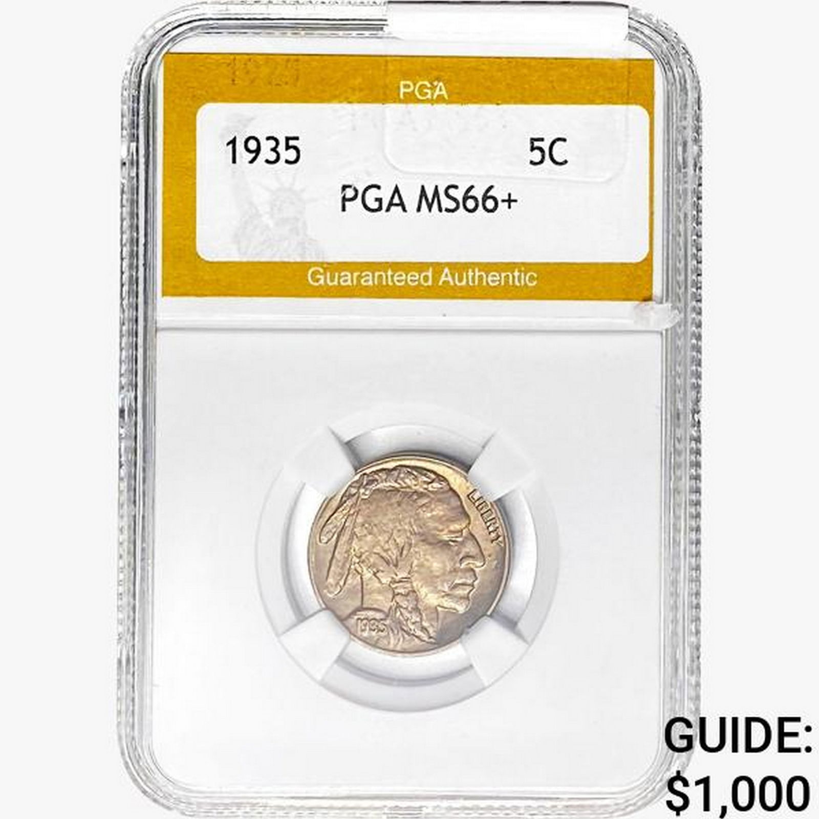 1935 Buffalo Nickel PGA MS66+ (1 of 2)