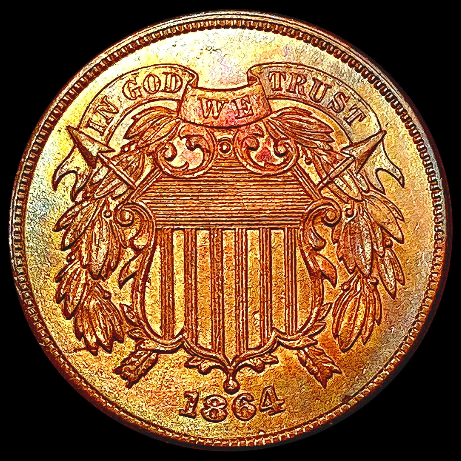 1864 RB Two Cent Piece UNCIRCULATED (1 of 2)