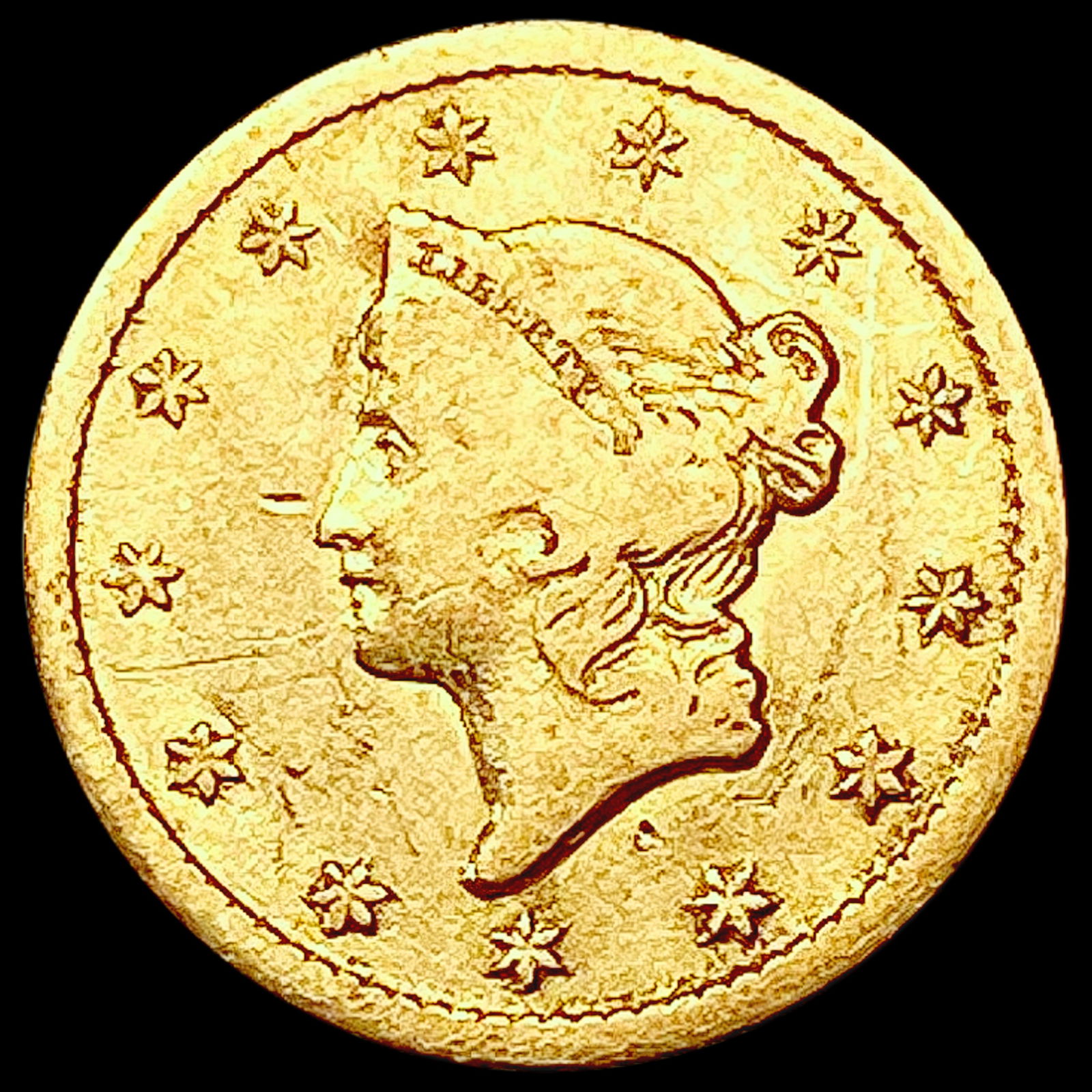 1851-O Rare Gold Dollar NICELY CIRCULATED (1 of 2)