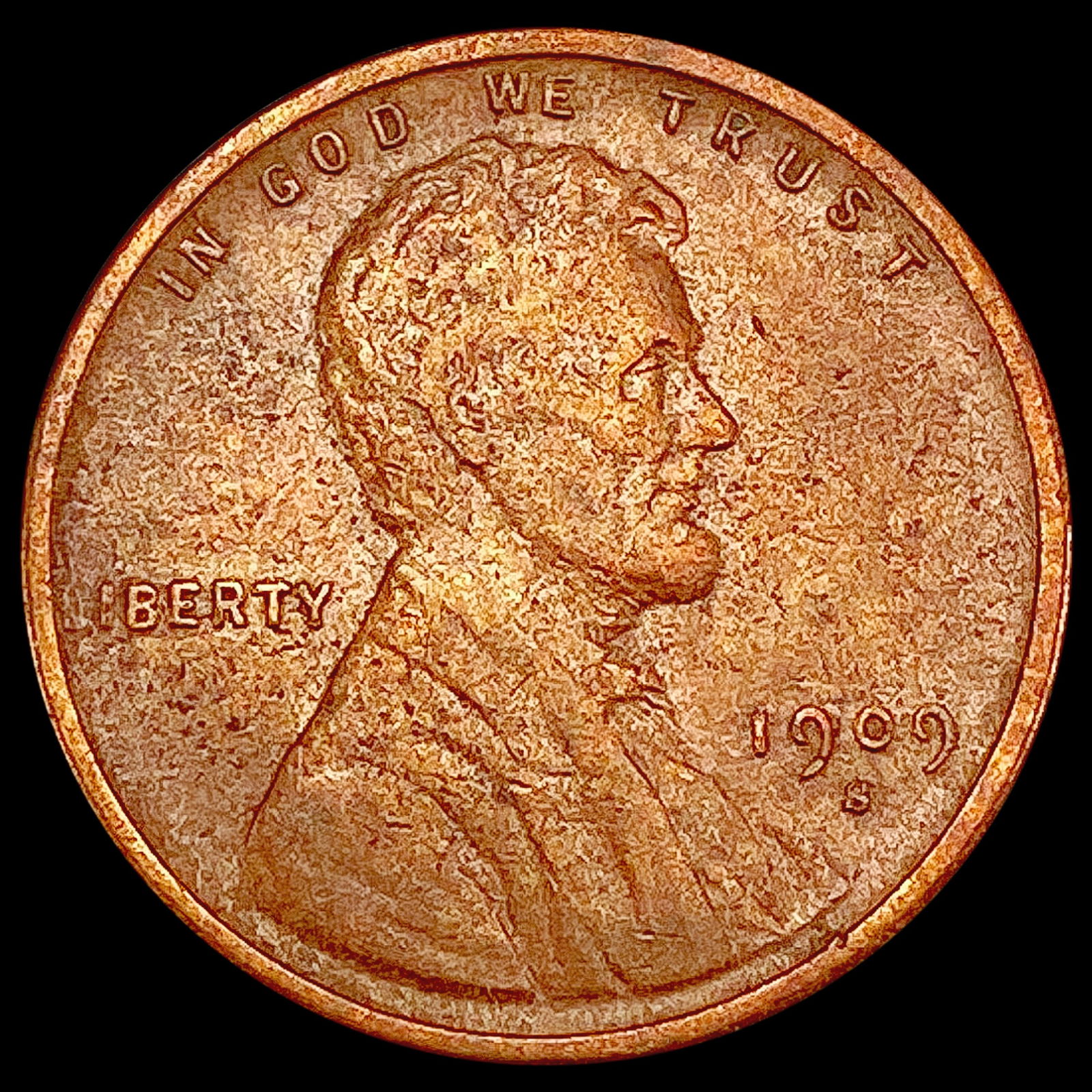 1909-S VDB Wheat Cent CLOSELY UNCIRCULATED (1 of 2)