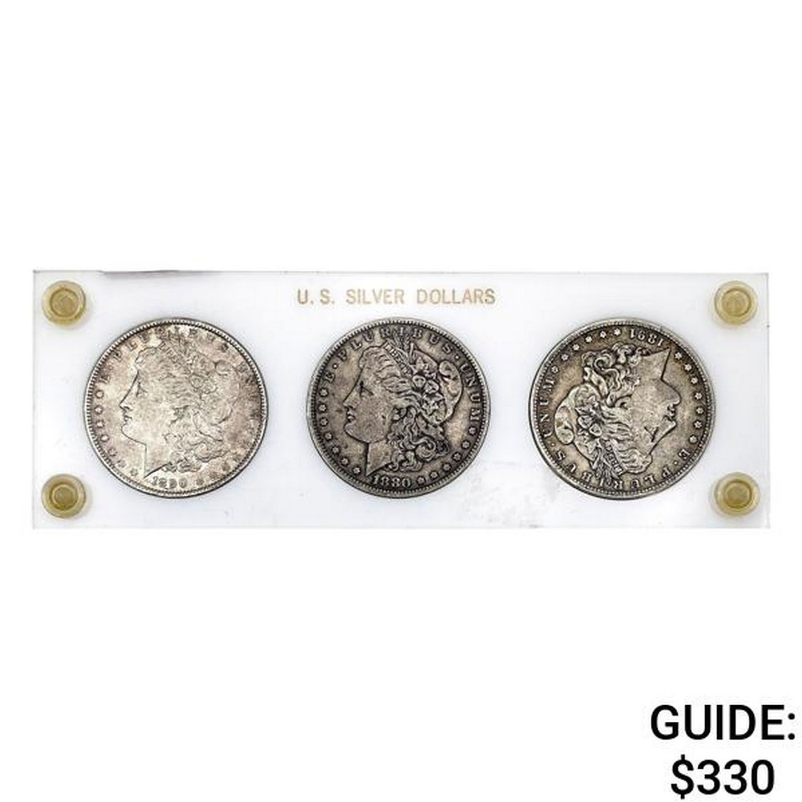 1880-1891 Morgan Silver Dollar Set [3 Coins] (1 of 2)