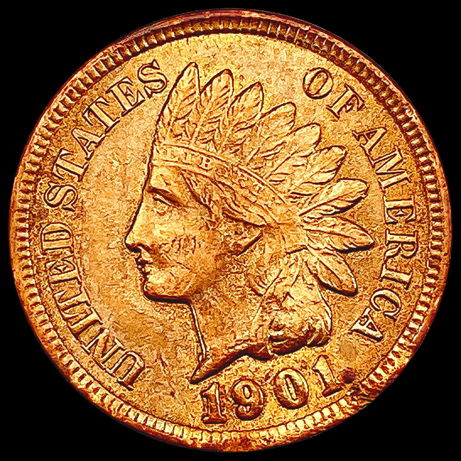 1901 Indian Head Cent UNCIRCULATED (1 of 2)