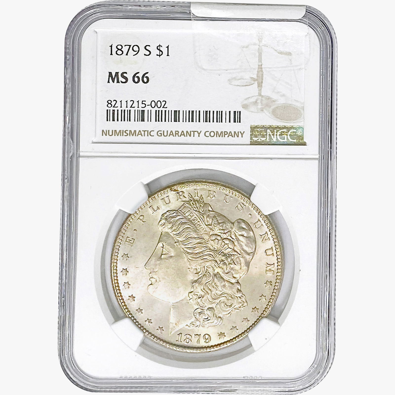 1879-S Morgan Silver Dollar NGC MS66 (1 of 2)