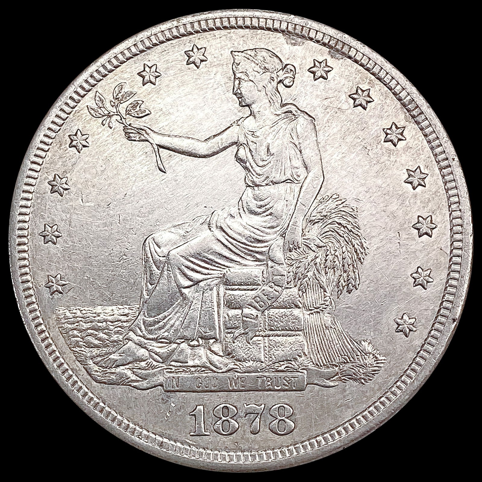 1878-S Silver Trade Dollar UNCIRCULATED (1 of 2)