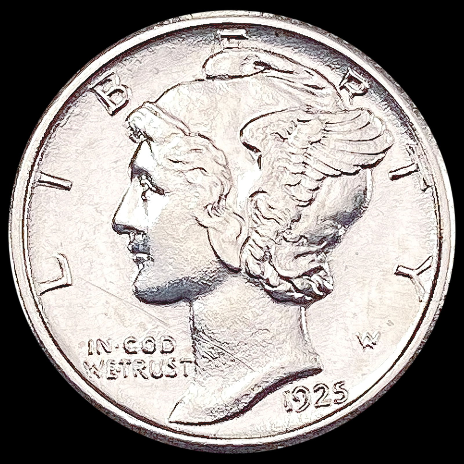 1925 FSB Mercury Dime UNCIRCULATED (1 of 2)