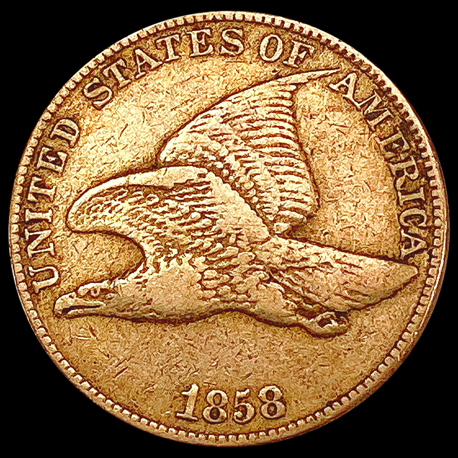 1858 Indian Head Cent LIGHTLY CIRCULATED (1 of 2)