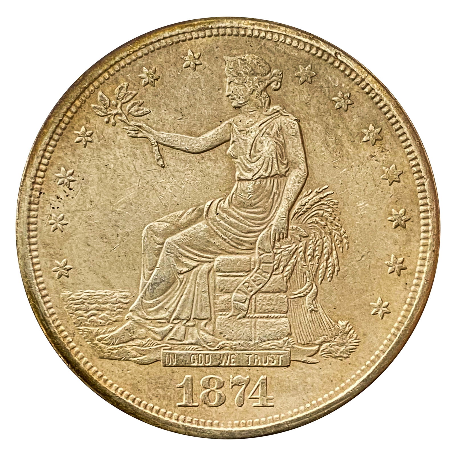 1874-CC Silver Trade Dollar (1 of 2)