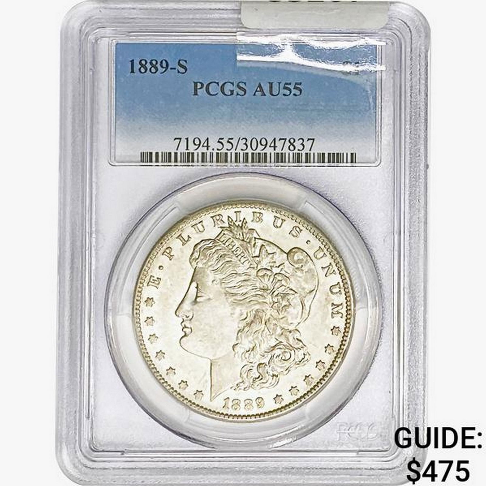 1889-S Morgan Silver Dollar PCGS AU55 (1 of 2)
