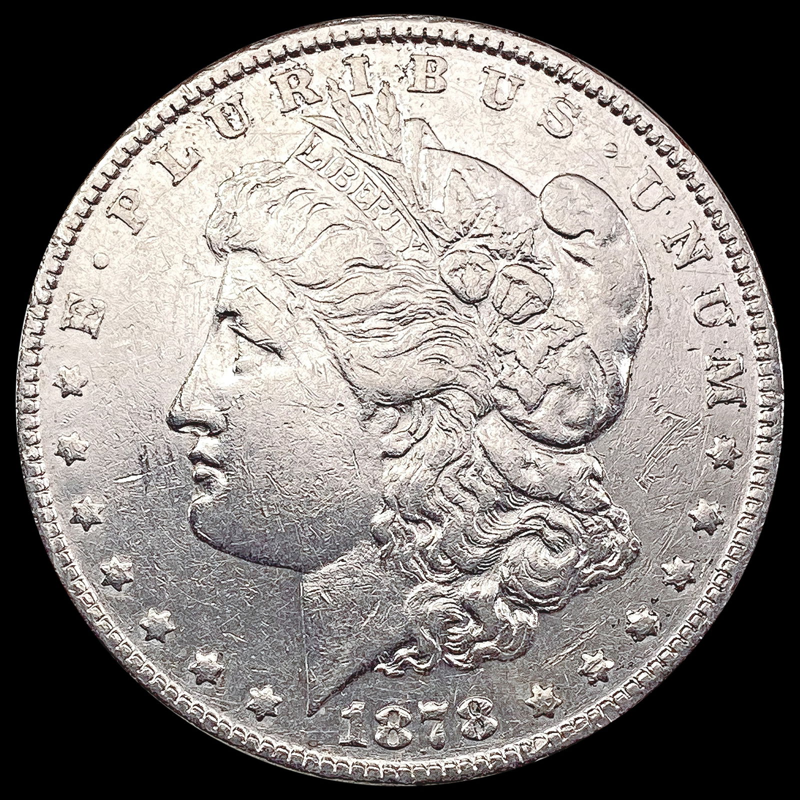 1878 7/8 TF Weak Morgan Silver Dollar CLOSELY UNCIRCULATED (1 of 2)