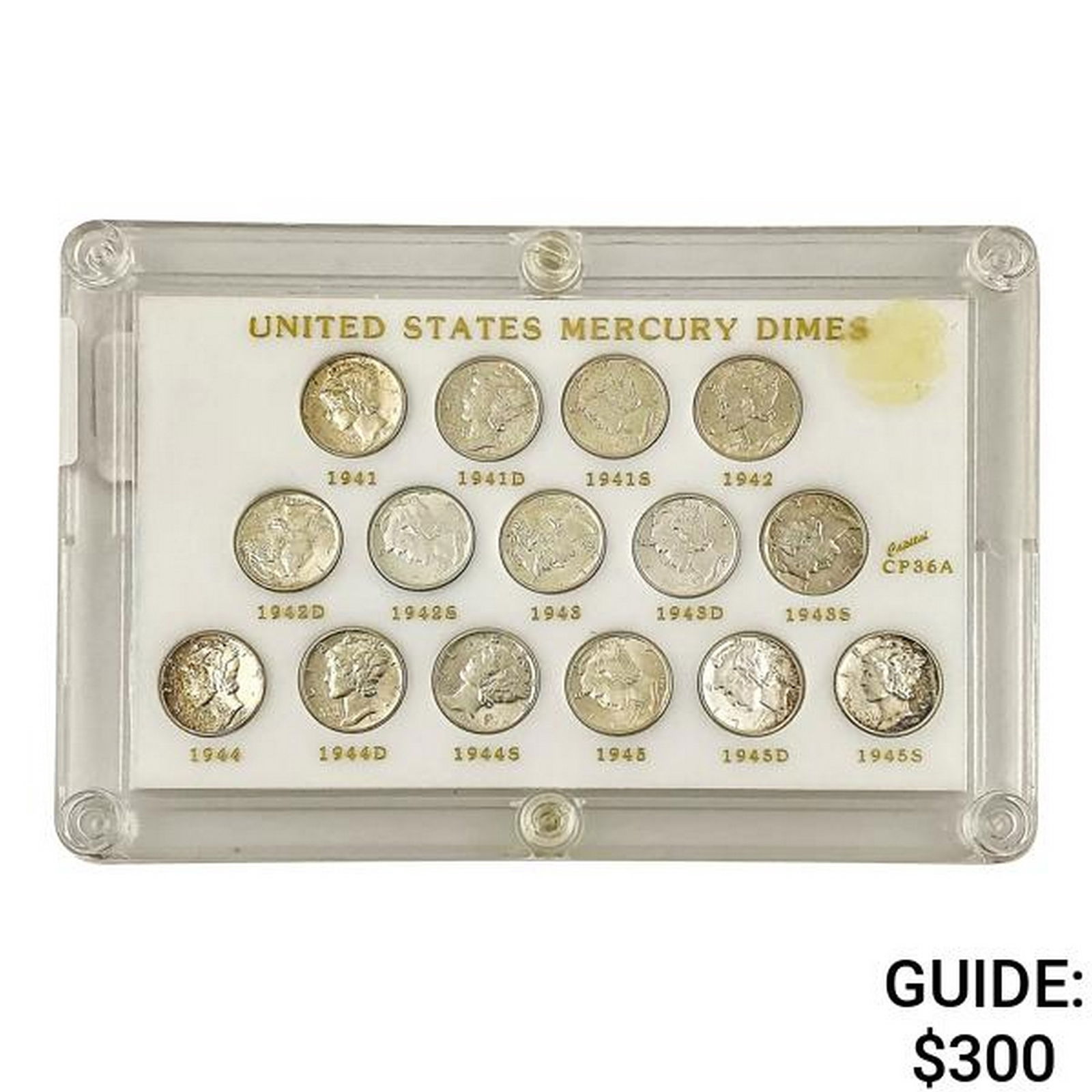 [15]1941-1945 Mercury Silver Dime (1 of 2)