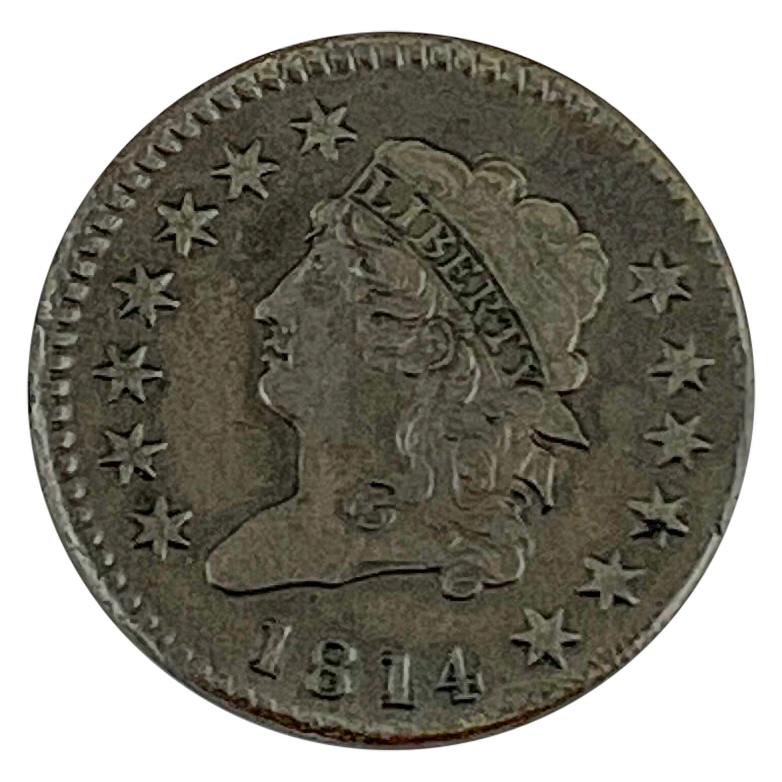 1814 Classic Head Large Cent NEARLY UNCIRCULATED (1 of 2)