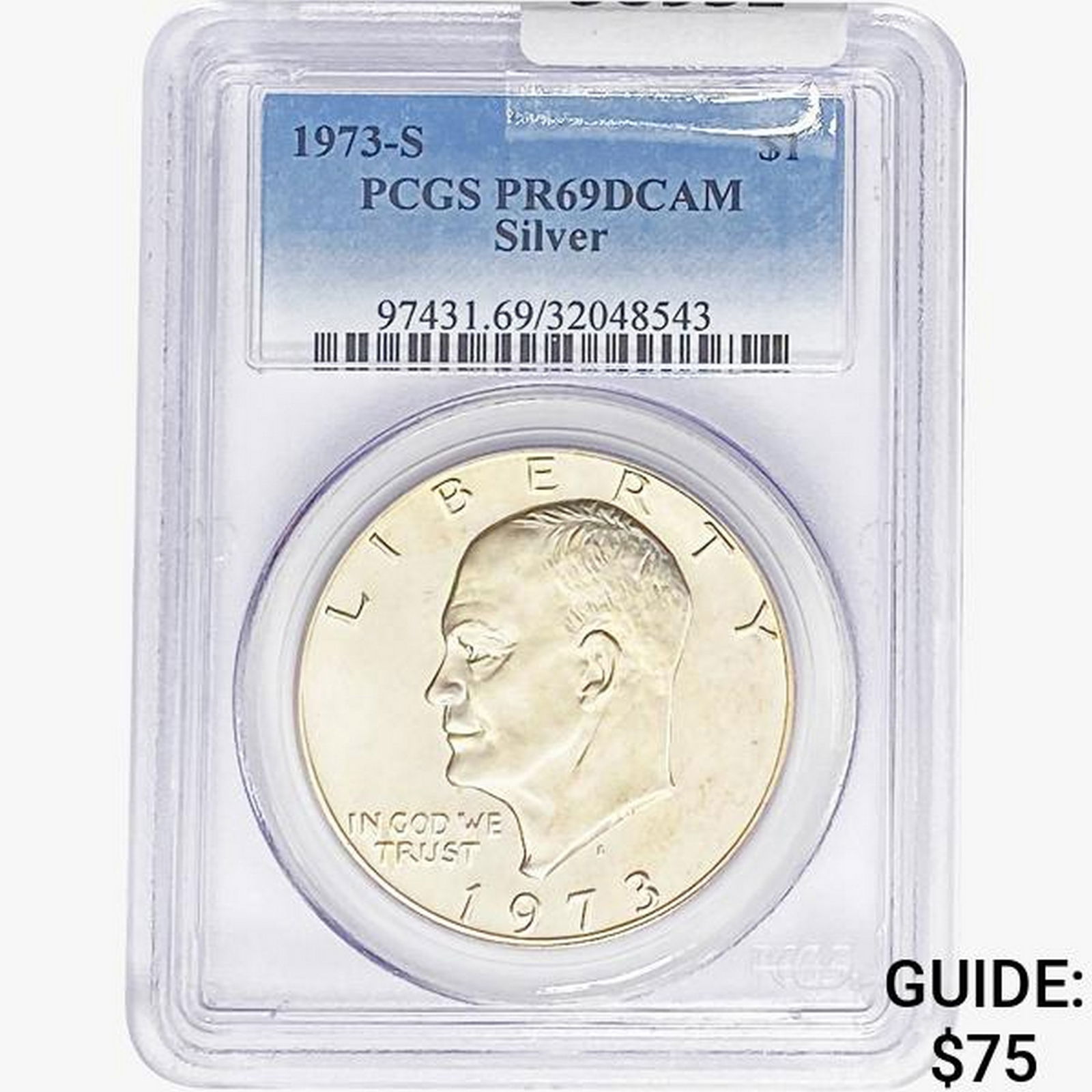 1973-S Eisenhower Dollar PCGS PR69 DCAM (1 of 2)