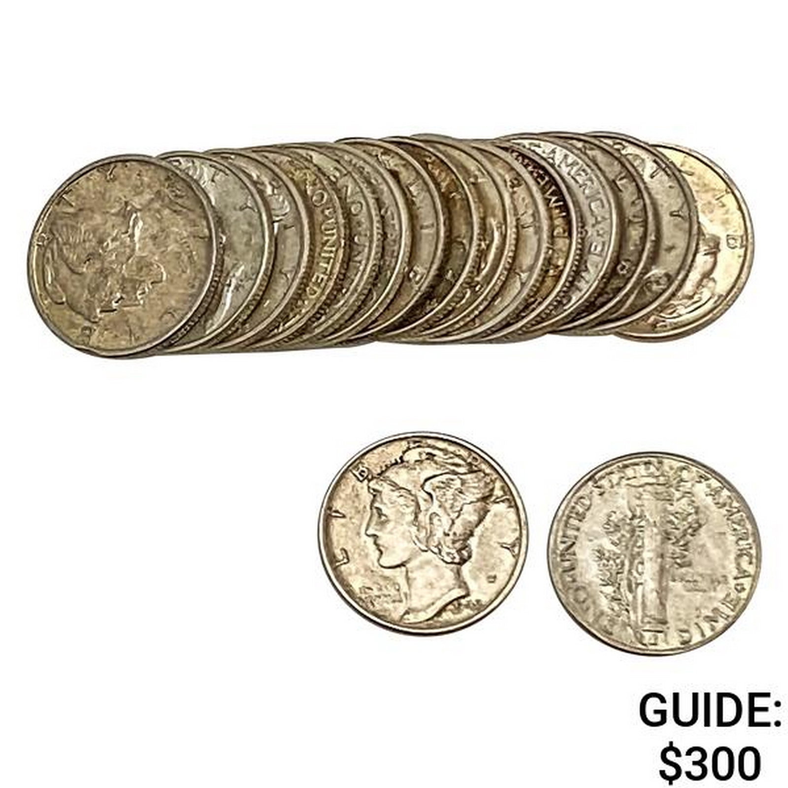 [17]1941-1945 Mercury Silver Dime (1 of 1)