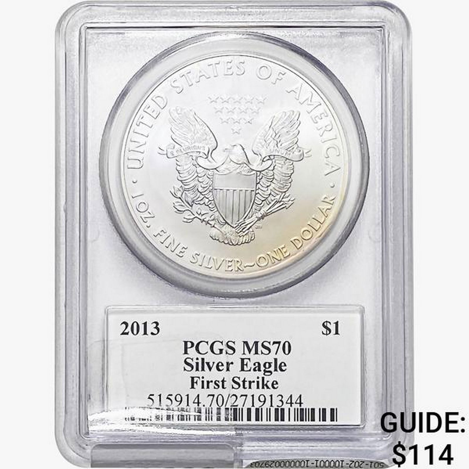 2013 Silver Eagle PCGS MS70 FS (1 of 2)