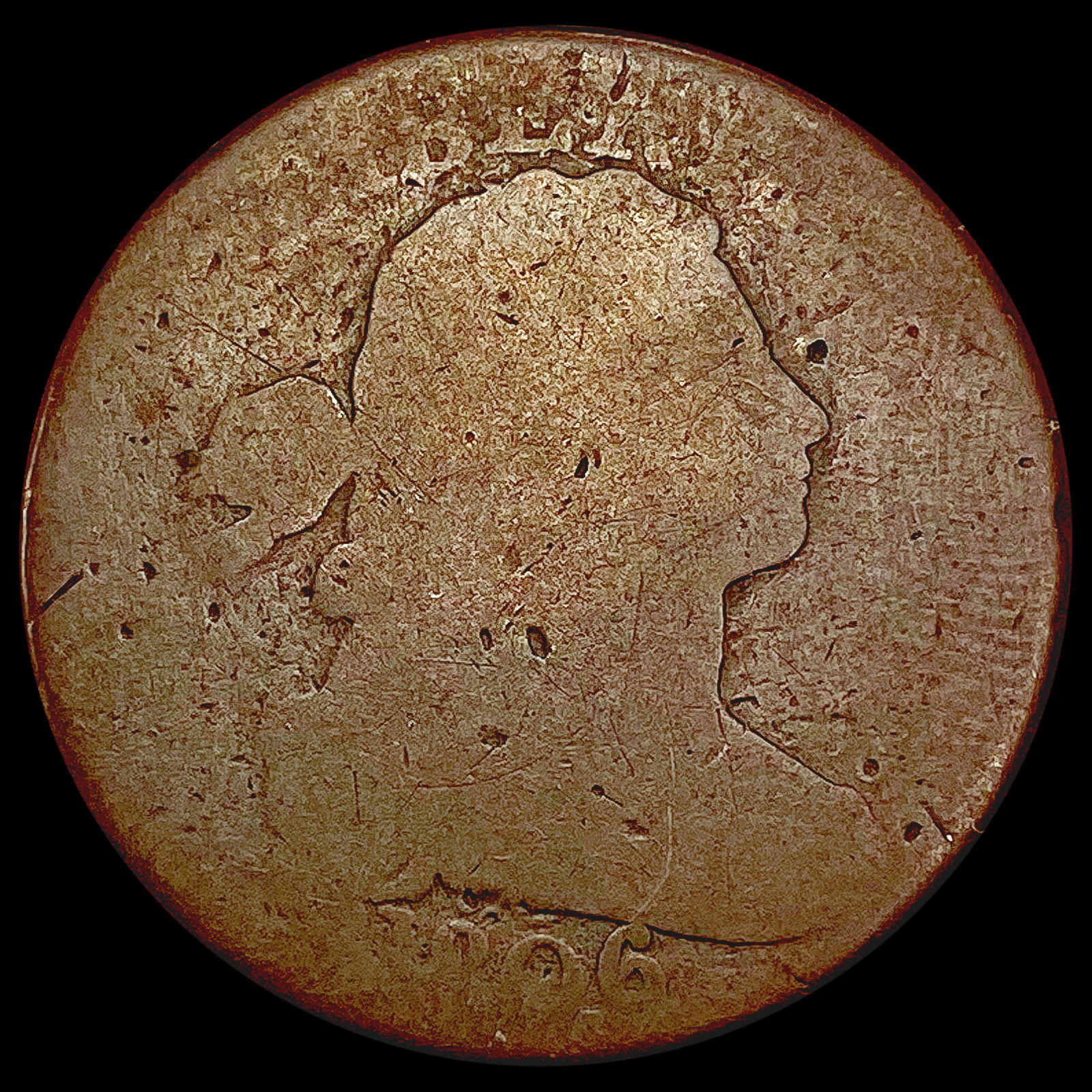 1806 Draped Bust Large Cent NICELY CIRCULATED (1 of 2)