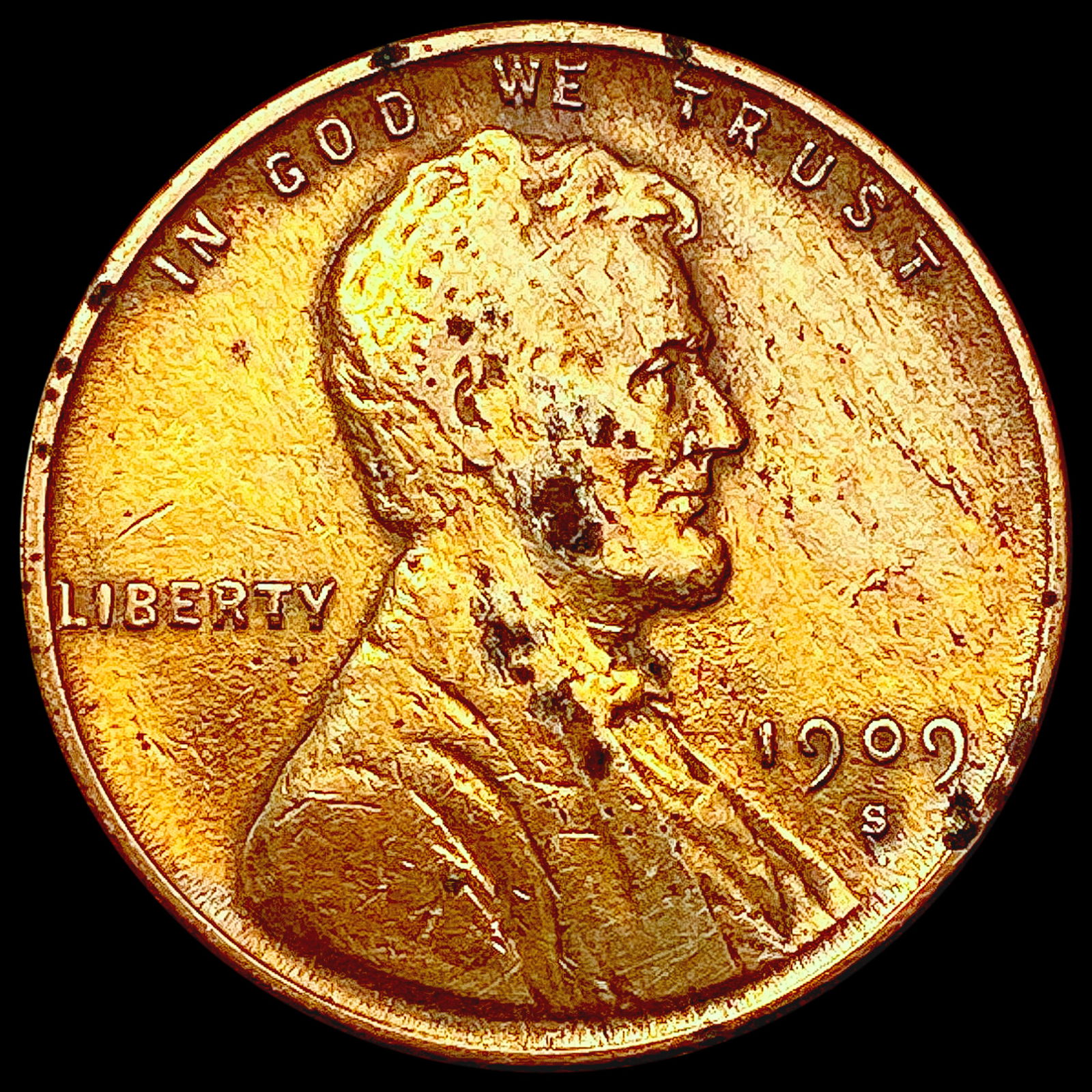 1909-S VDB Wheat Cent HIGH GRADE (1 of 2)