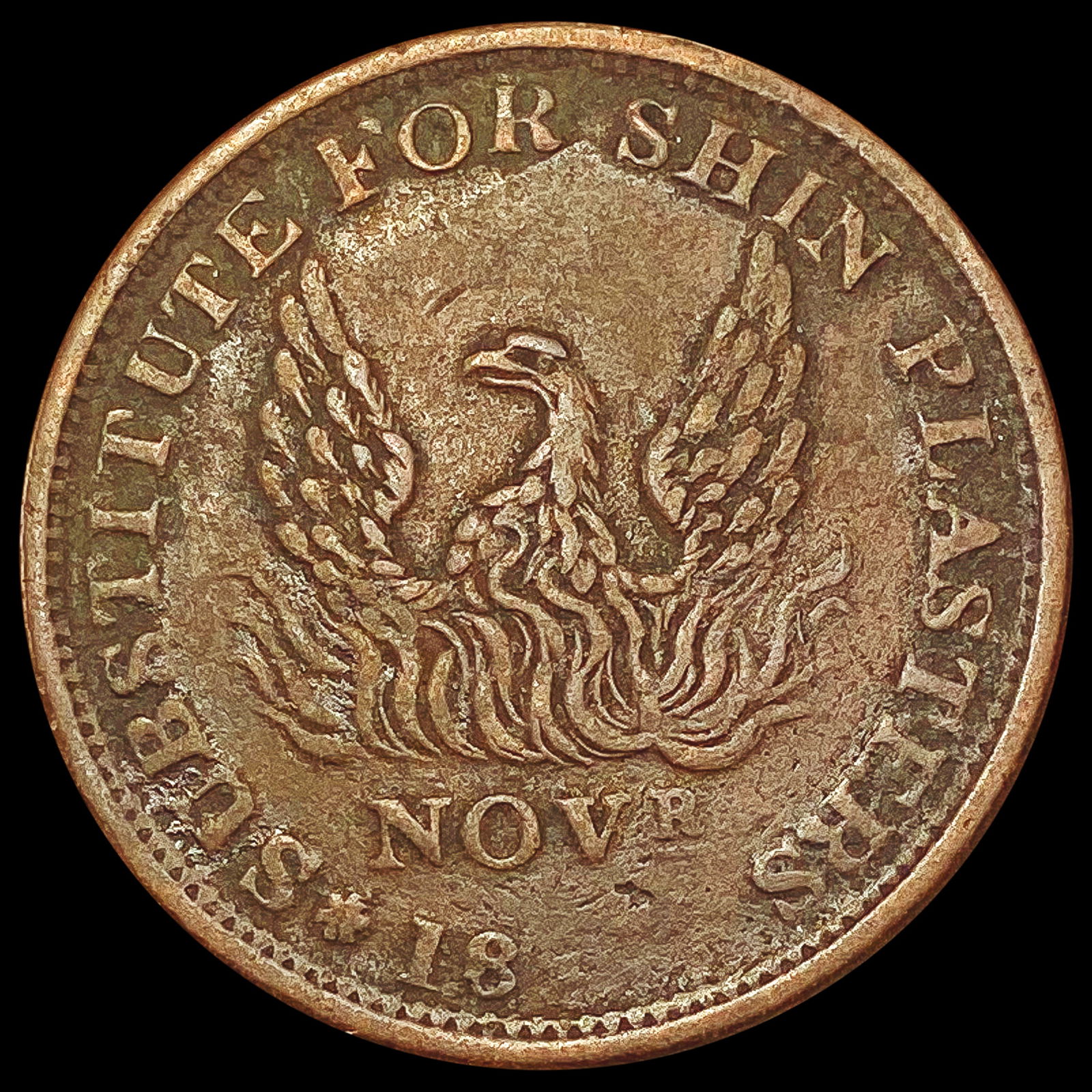 1837 Hard Times Token LIGHTLY CIRCULATED (1 of 2)