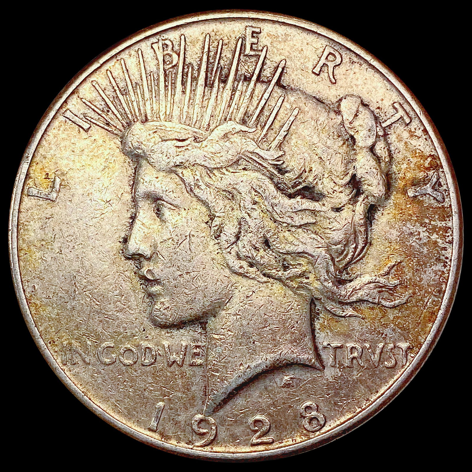 1928-S Silver Peace Dollar LIGHTLY CIRCULATED (1 of 2)