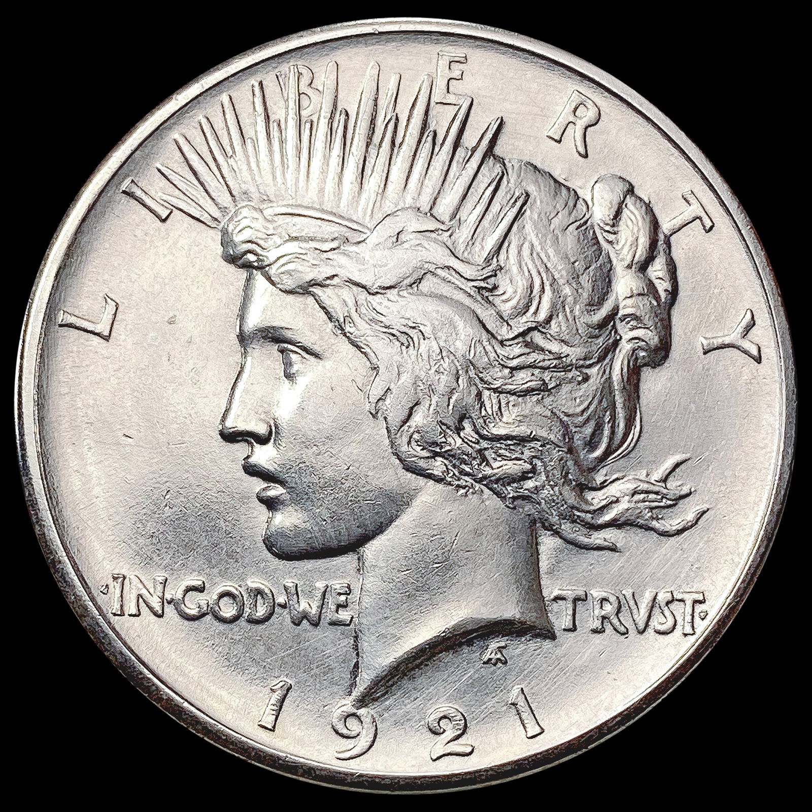 1921 Silver Peace Dollar UNCIRCULATED (1 of 2)