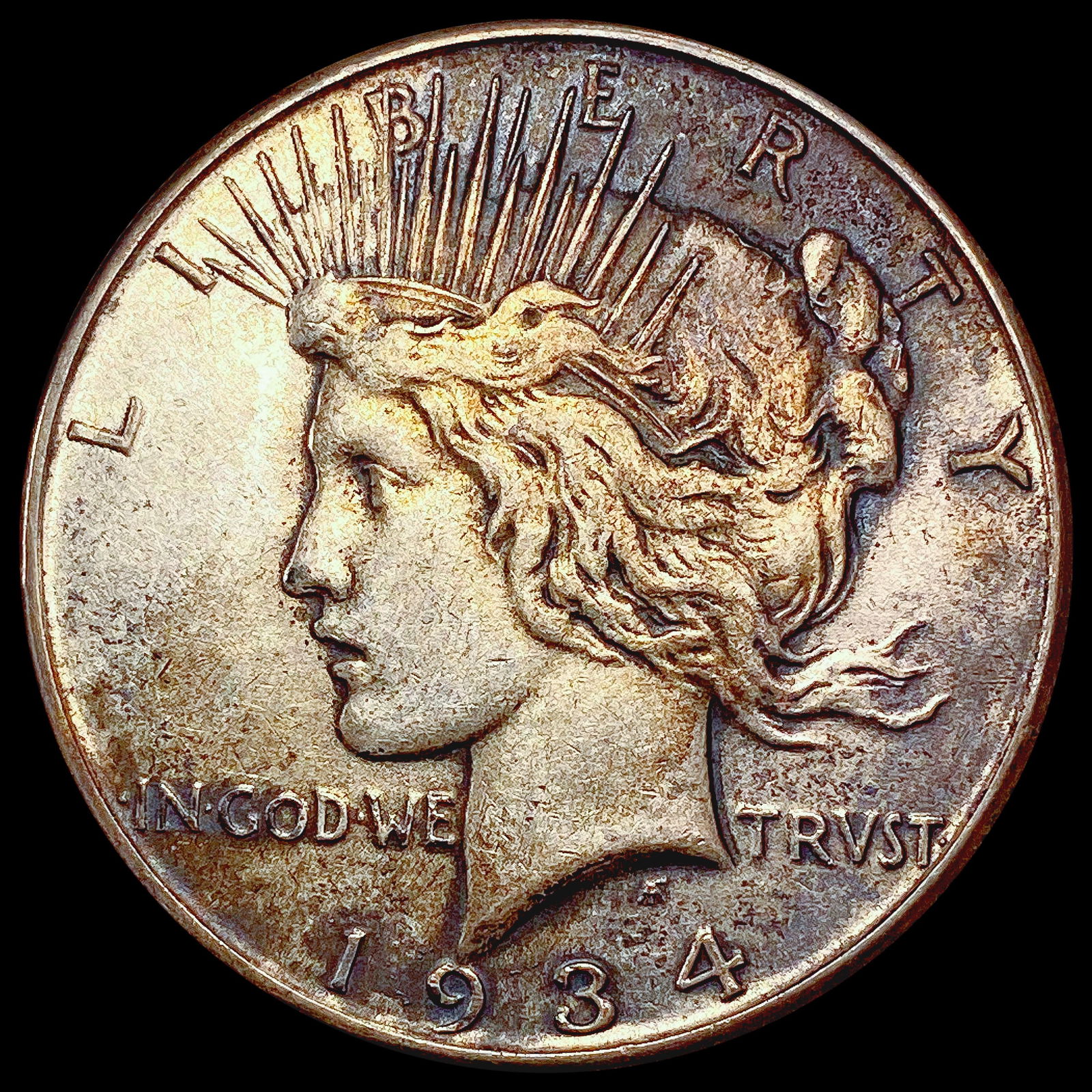 1934 Silver Peace Dollar LIGHTLY CIRCULATED (1 of 2)