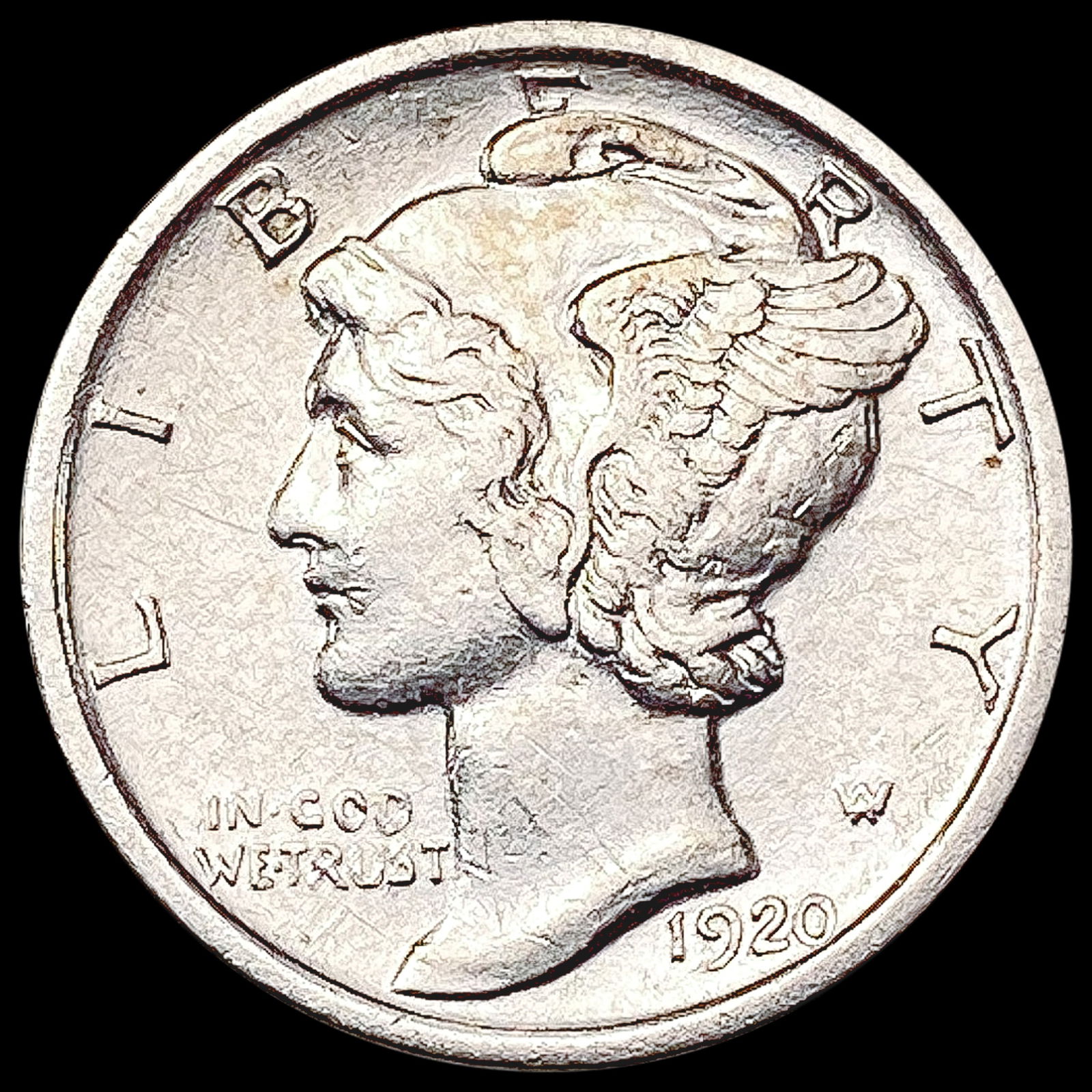 1920-S Mercury Dime UNCIRCULATED (1 of 2)