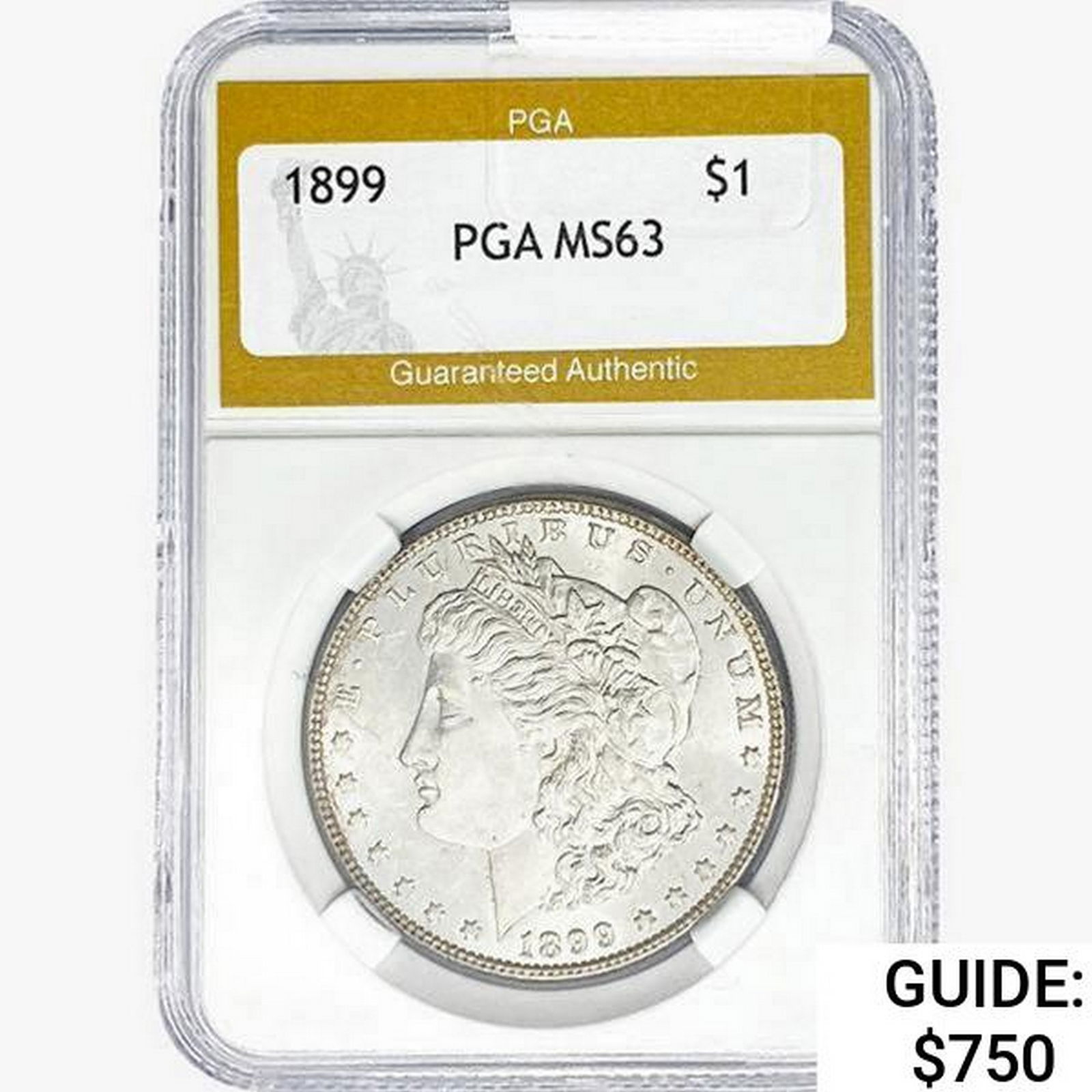 1899 Morgan Silver Dollar PGA MS63 (1 of 2)