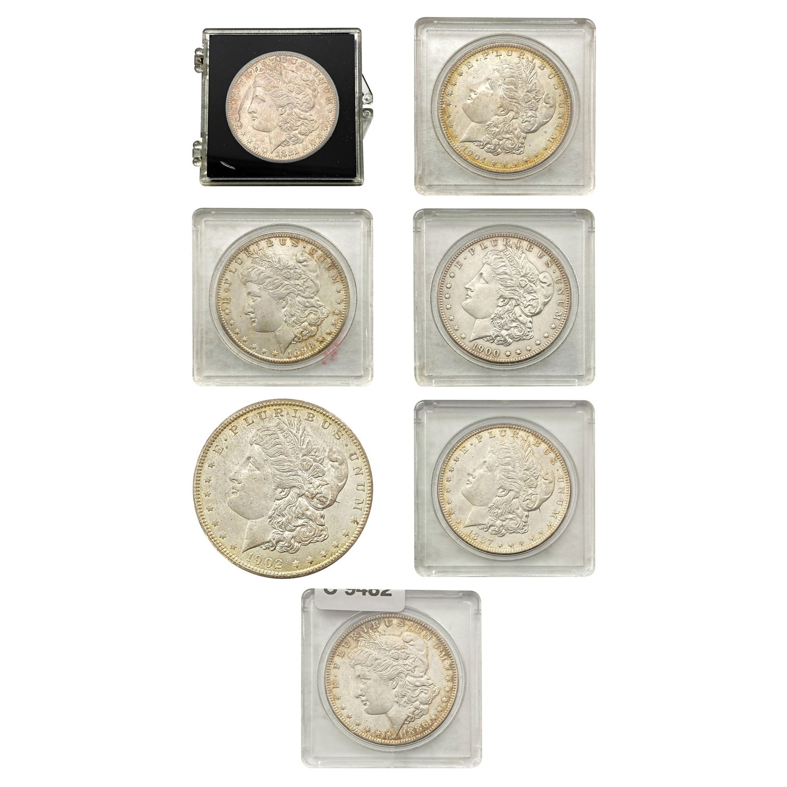 [7] 1881-1902 Morgan Silver Dollar Lot UNCIRCULATED (1 of 2)