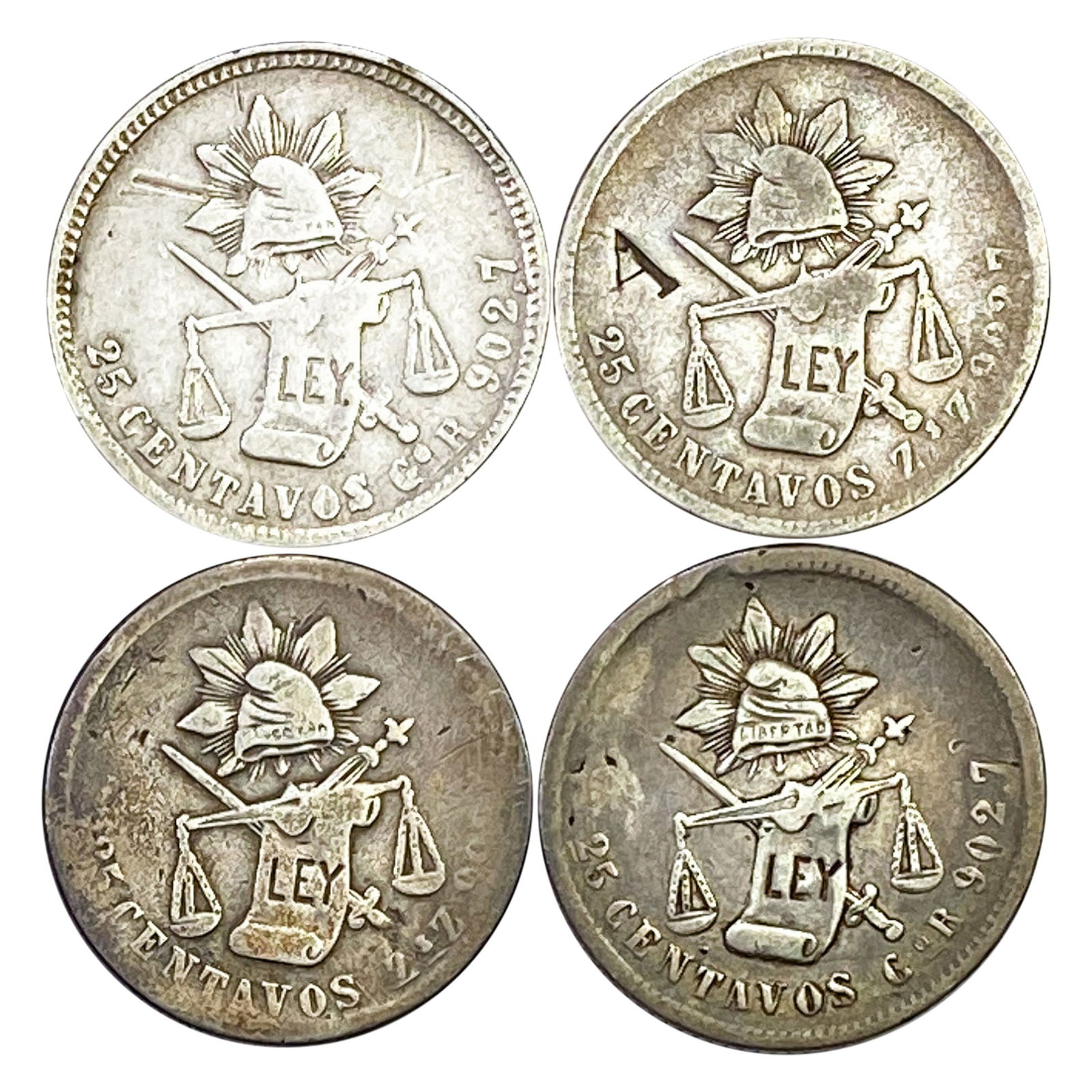 1740 Mo MF Mexico Silver 8 Reales Shipwreck Effect AU+ (1 of 2)