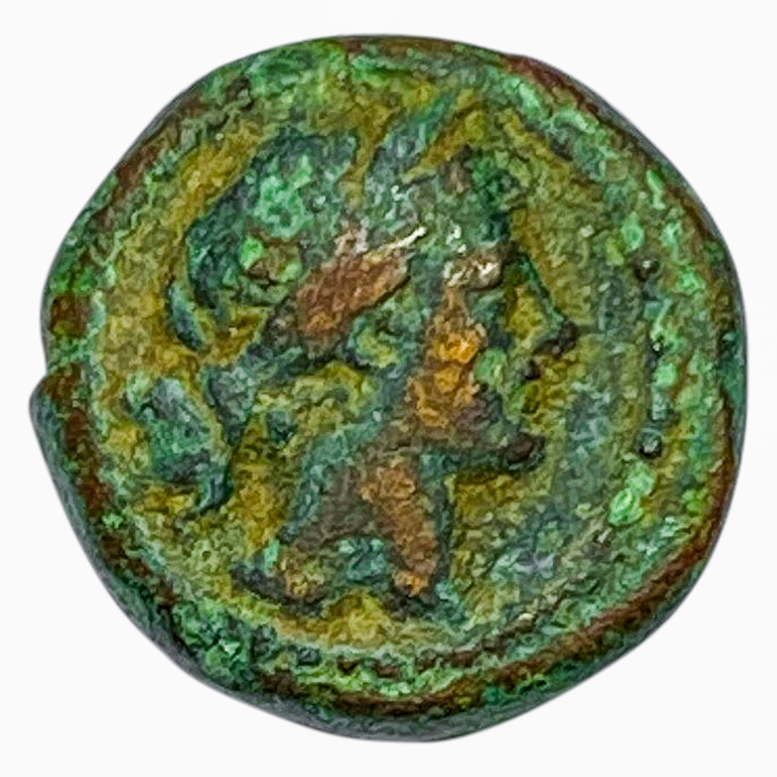 900-1100 AD [2] Byzantine AE Follis Christ Bust XF: 900-1100 AD [2] Byzantine AE Follis Christ Bust XF