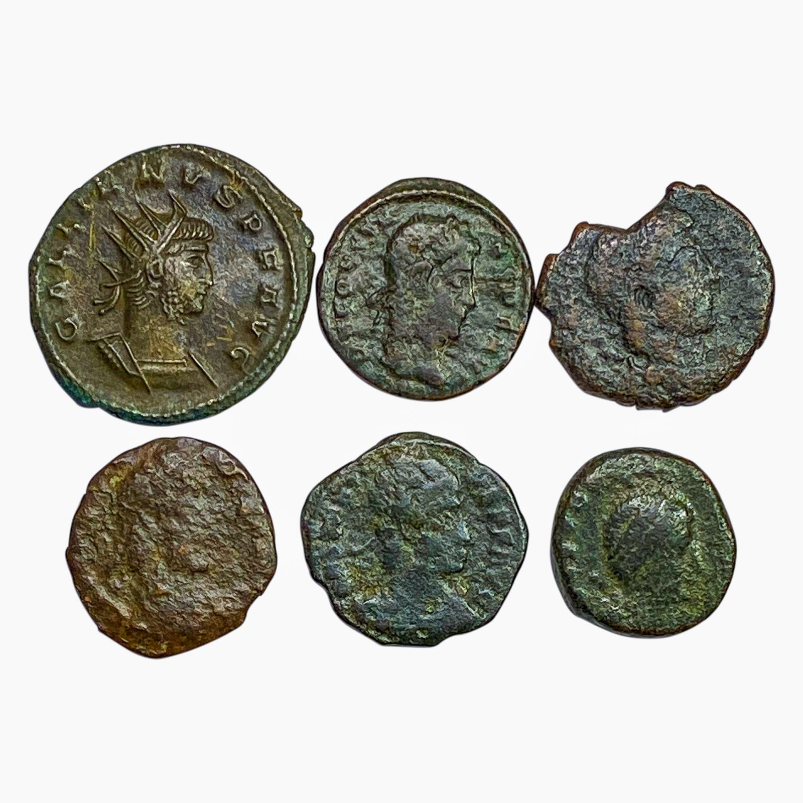 330-476 AD [6] Eastern Roman Empire Bronze Coins VF (1 of 2)