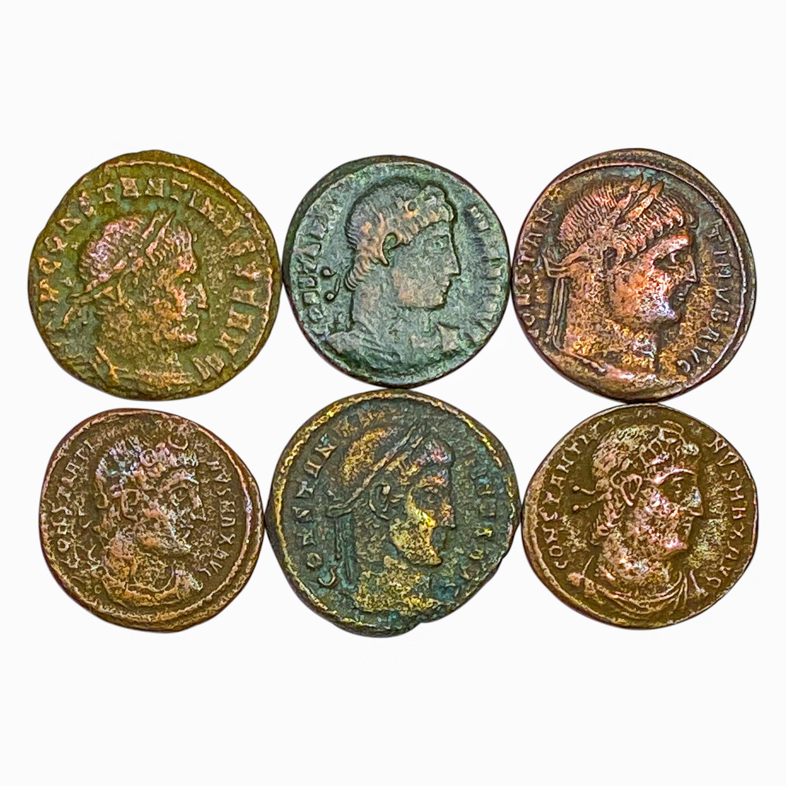 330-476 AD [6] Eastern Roman Empire Bronze Coins VF (1 of 2)
