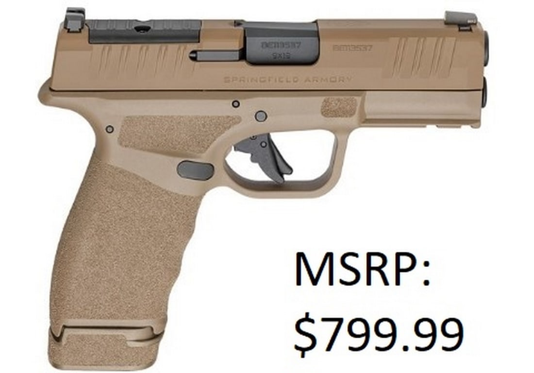 Springfield Amory Hellcat Pro OSP FDE 9mm Pistol: Springfield Amory Hellcat Pro OSP FDE 9mm Pistol