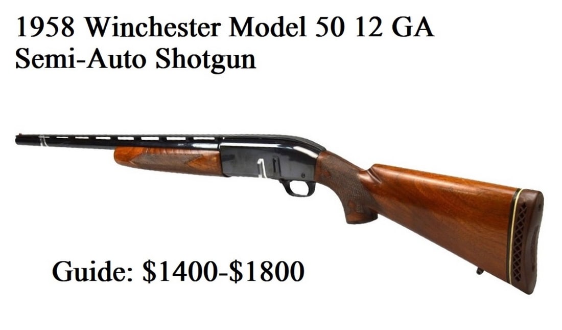 1958 Winchester Model 50 12 GA Semi-Auto Shotgun: 1958 Winchester Model 50 12 GA Semi-Auto Shotgun